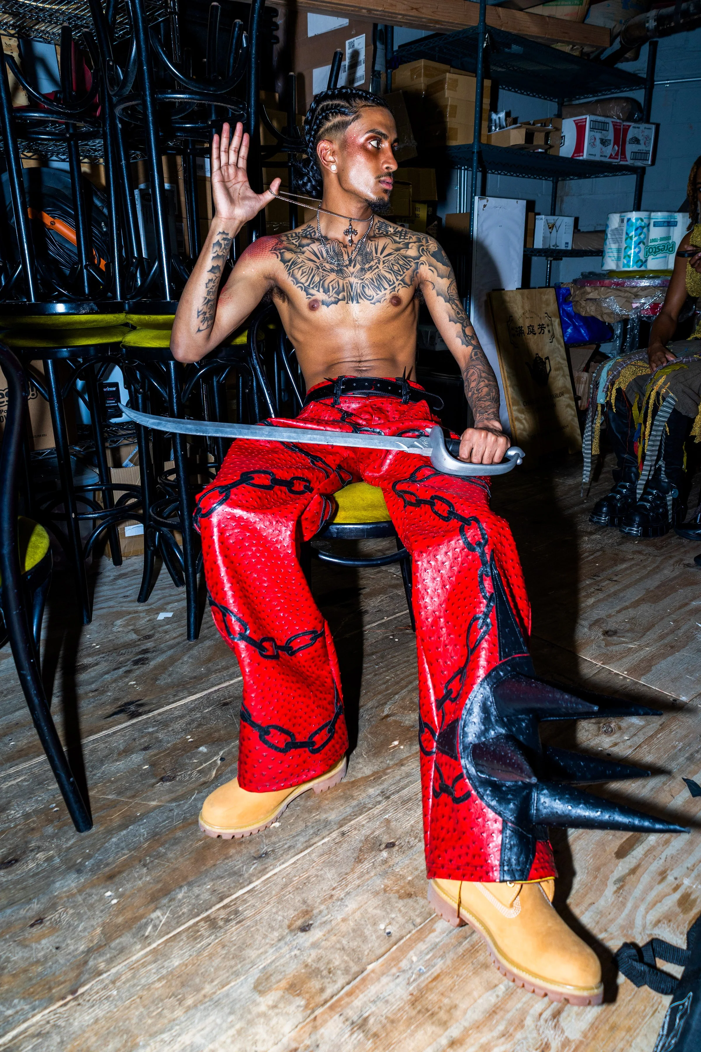 Jalen Backstage, Shot by Macho Photography.