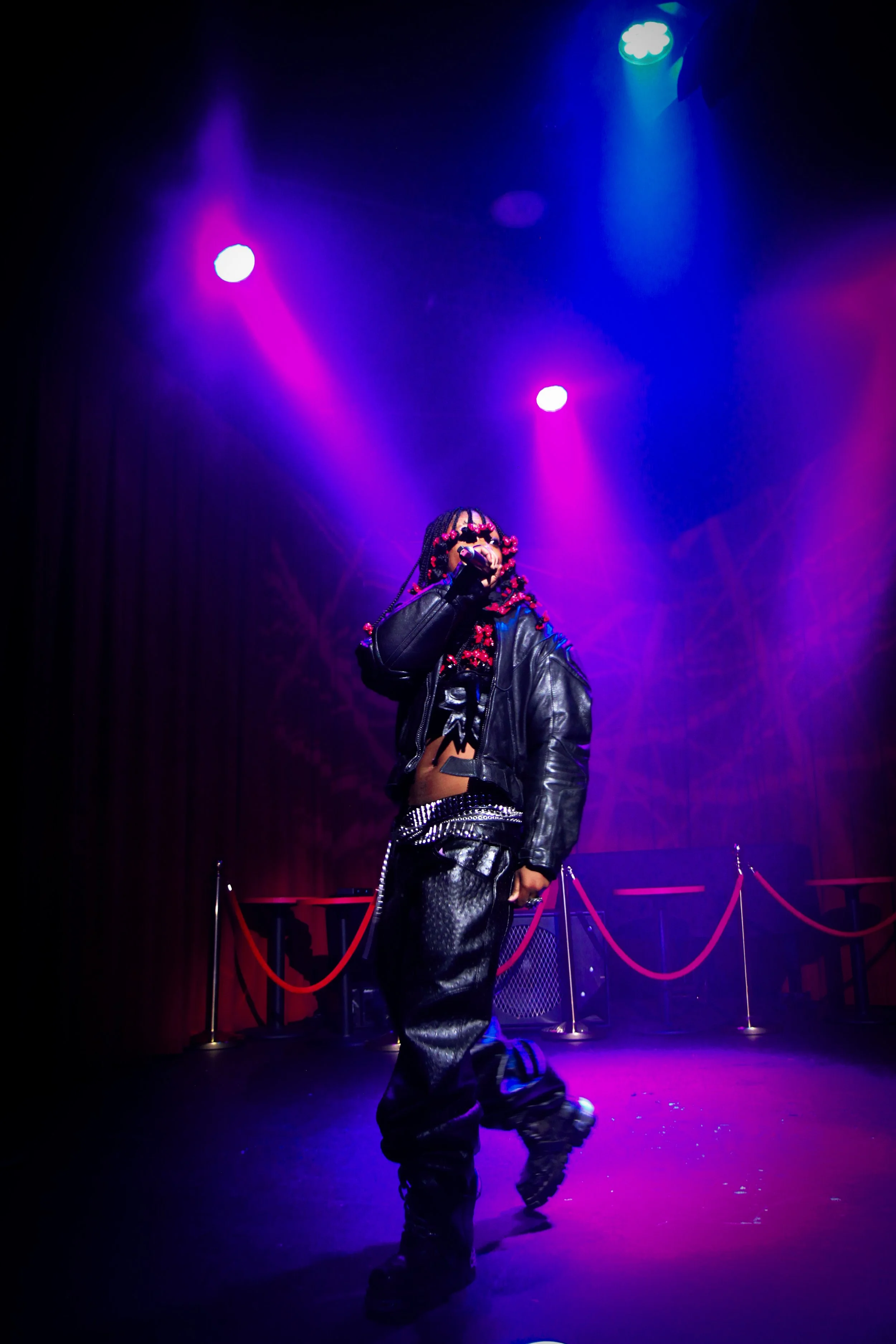 Te Aly performing in BYTE. Shot by Macho Photography.