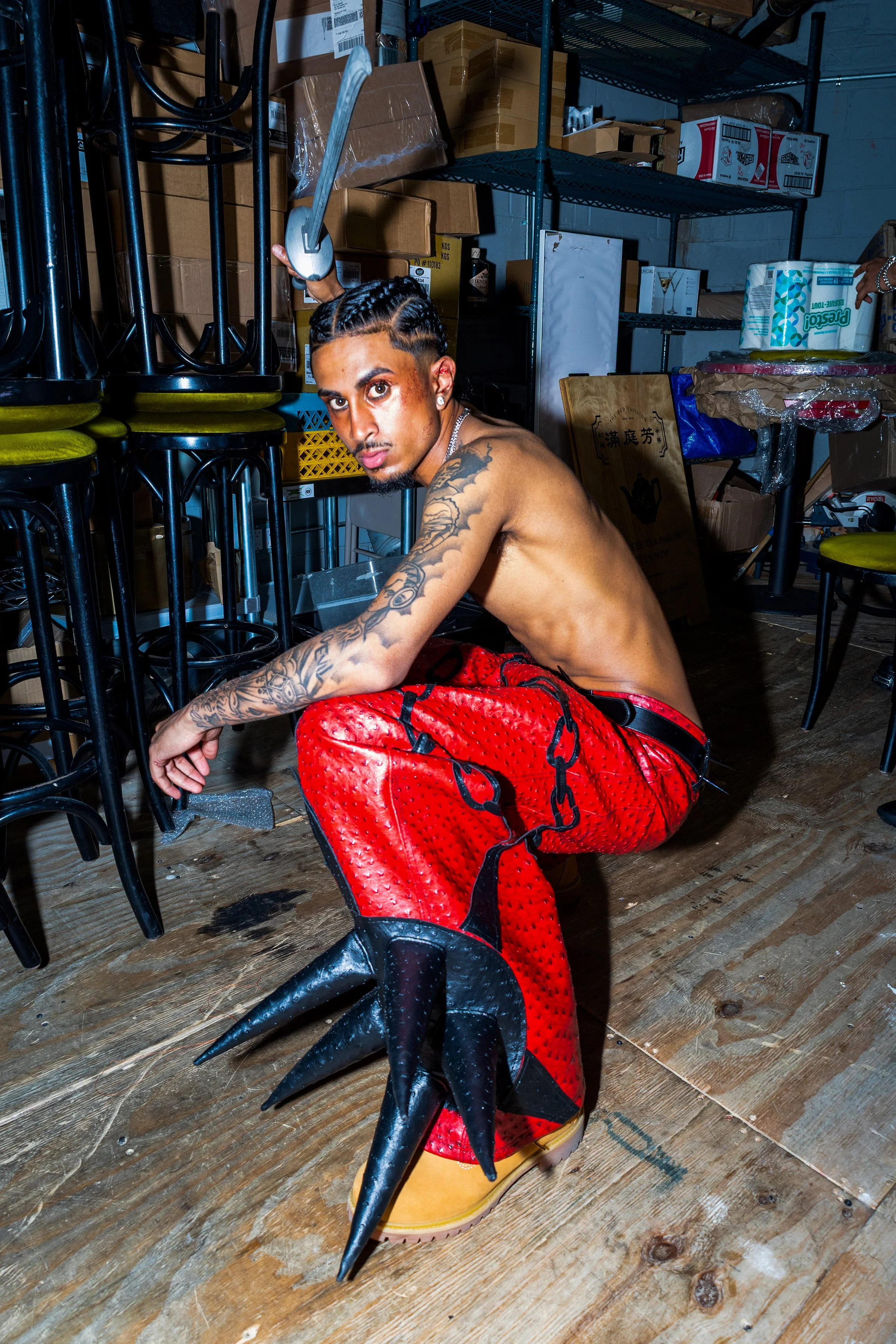 Jalen Backstage, Shot by Macho Photography.