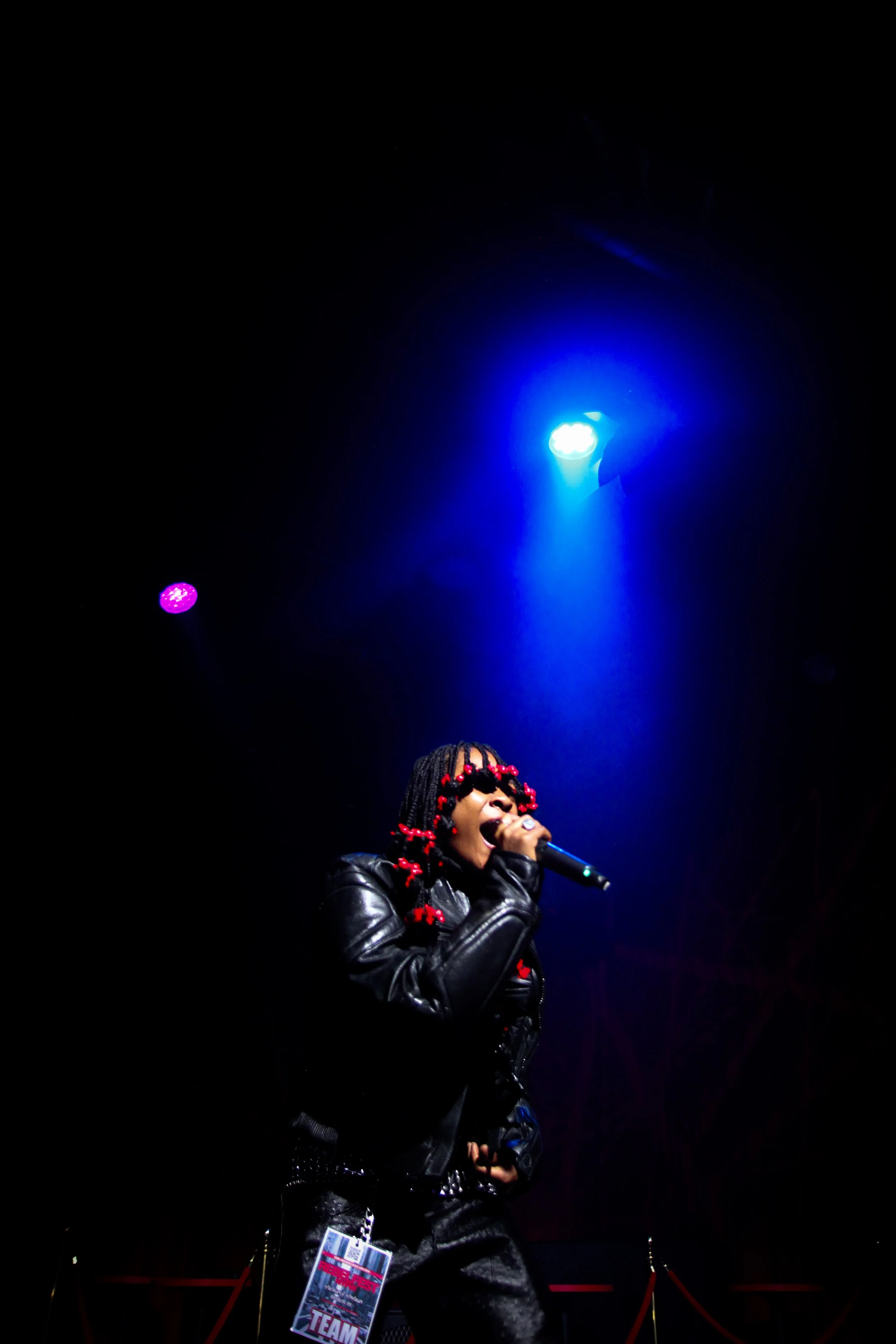 Te Aly performing in BYTE. Shot by Macho Photography.