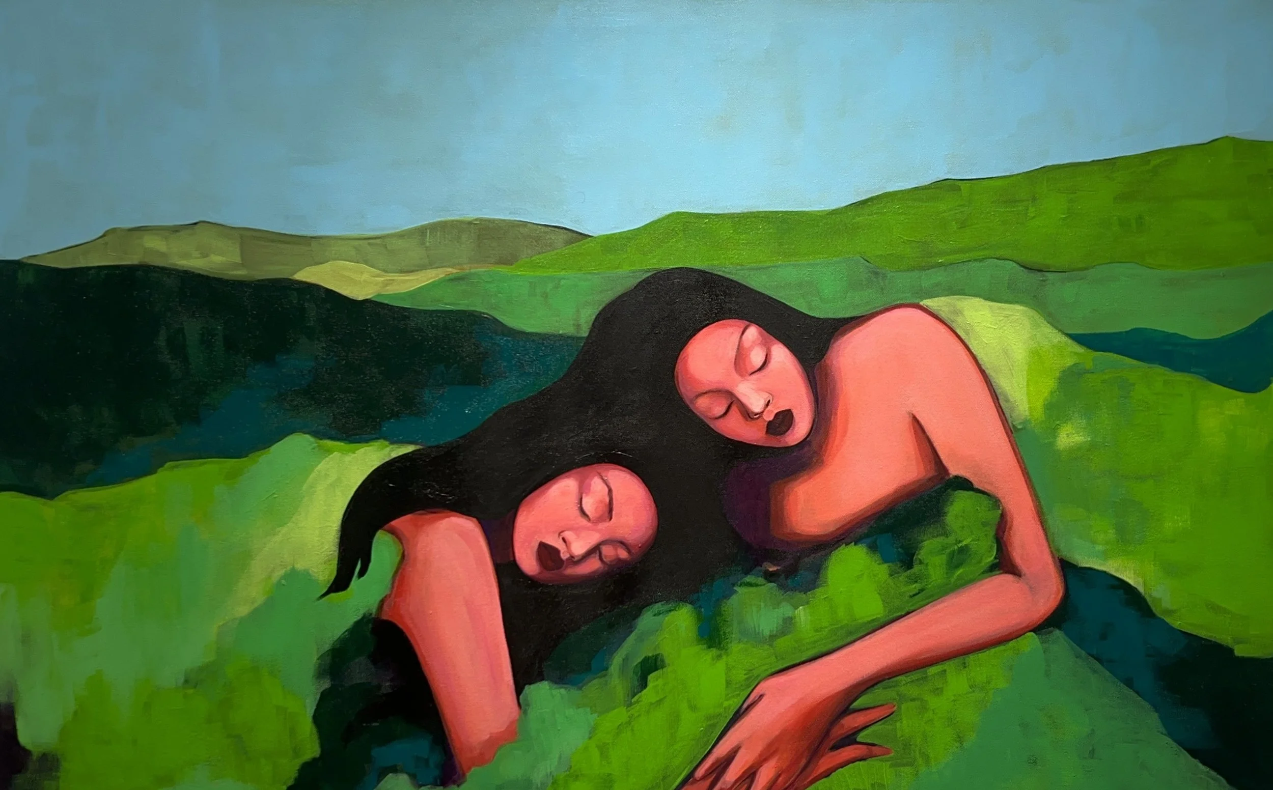 "The Resistance"
Mixed Media on Canvas 
30" x  48"
$2,400