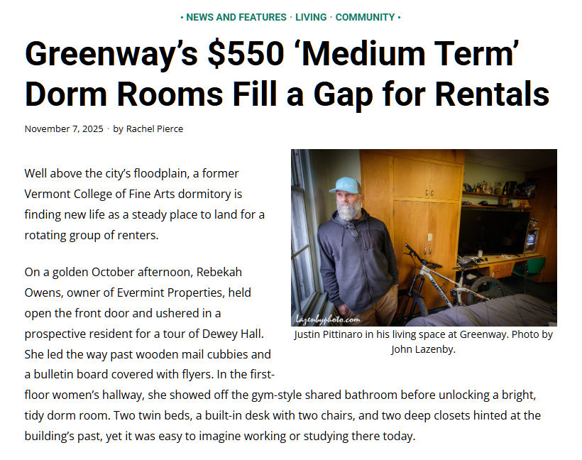 Greenway Dorm Rooms