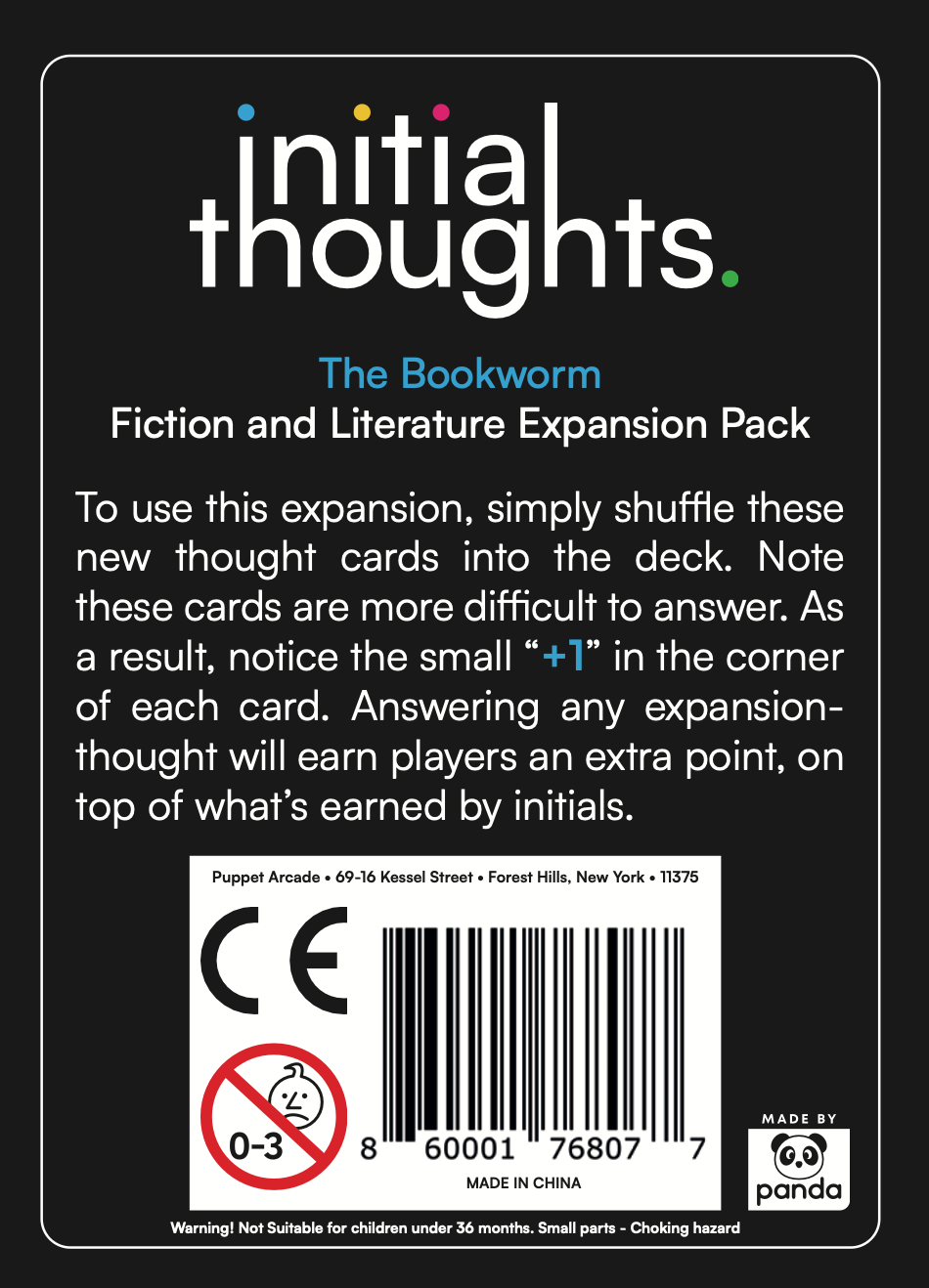 Initial Thoughts Expansion: The Bookworm