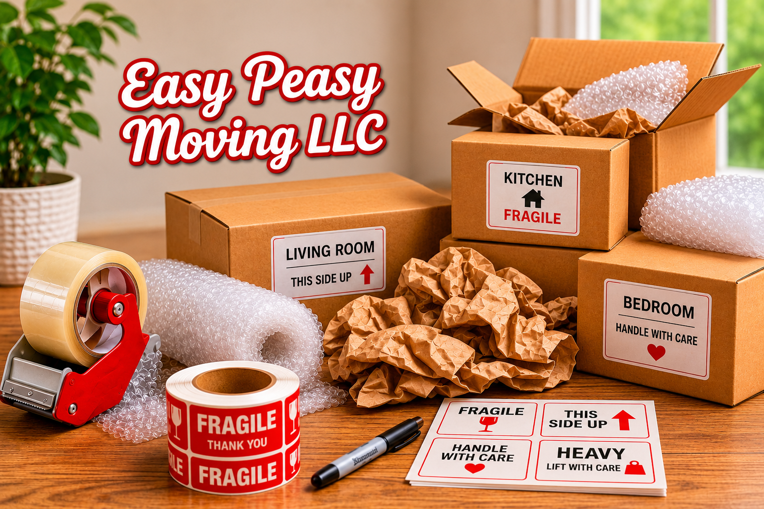 Packing Supplies for Moving: How to Pack Safely for an Efficient and Stress-Free Move