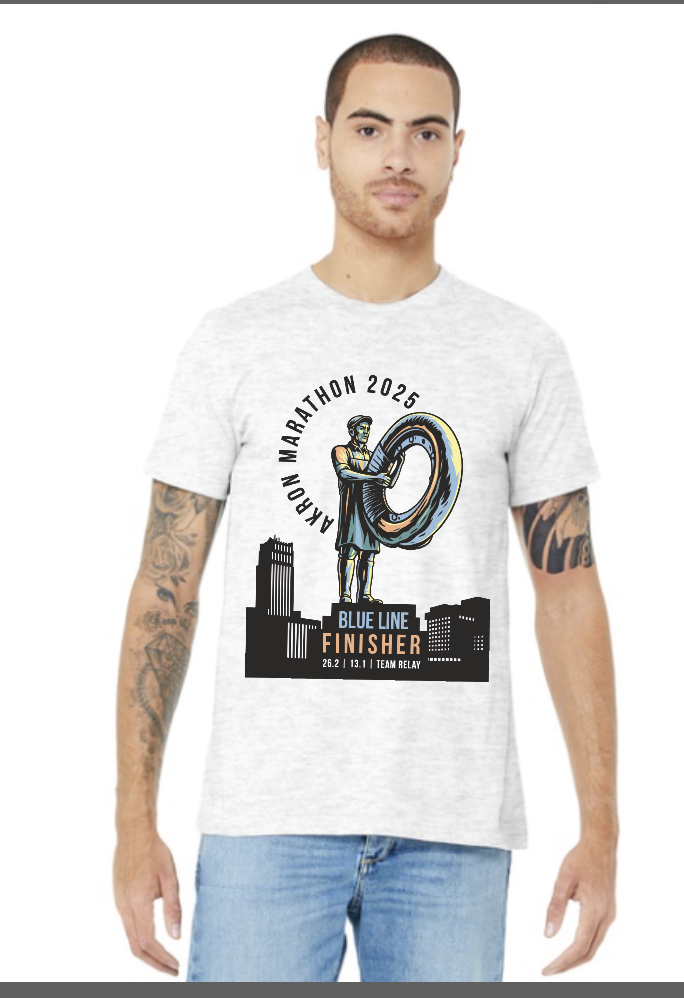 Akron Marathon 2025 Finisher Tee