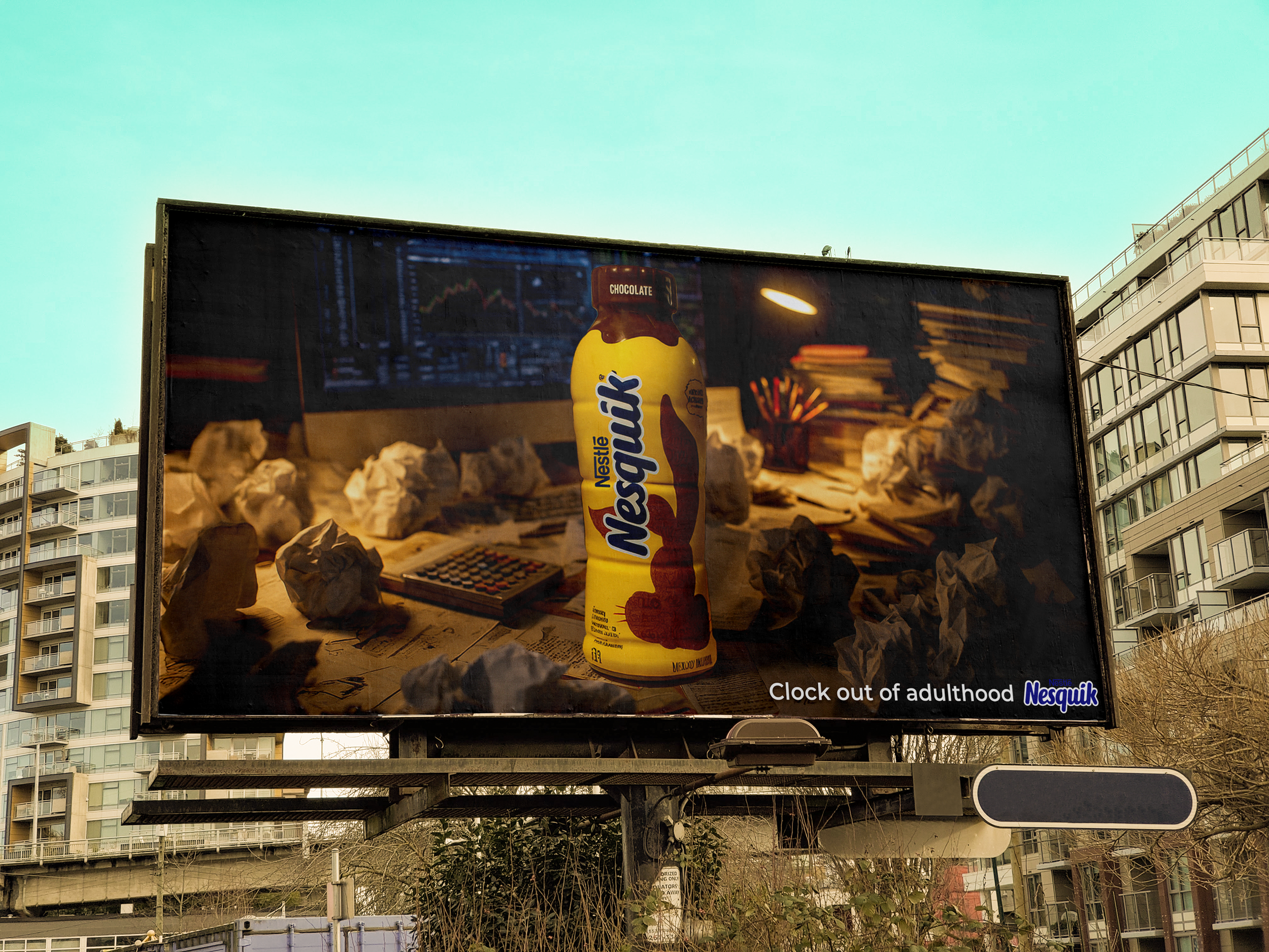 Nesquik - Clock out of adulthood