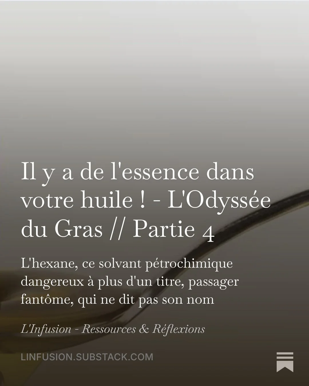 De l'essence dans votre huile ! - L'Odyssée du Gras // Partie 4 