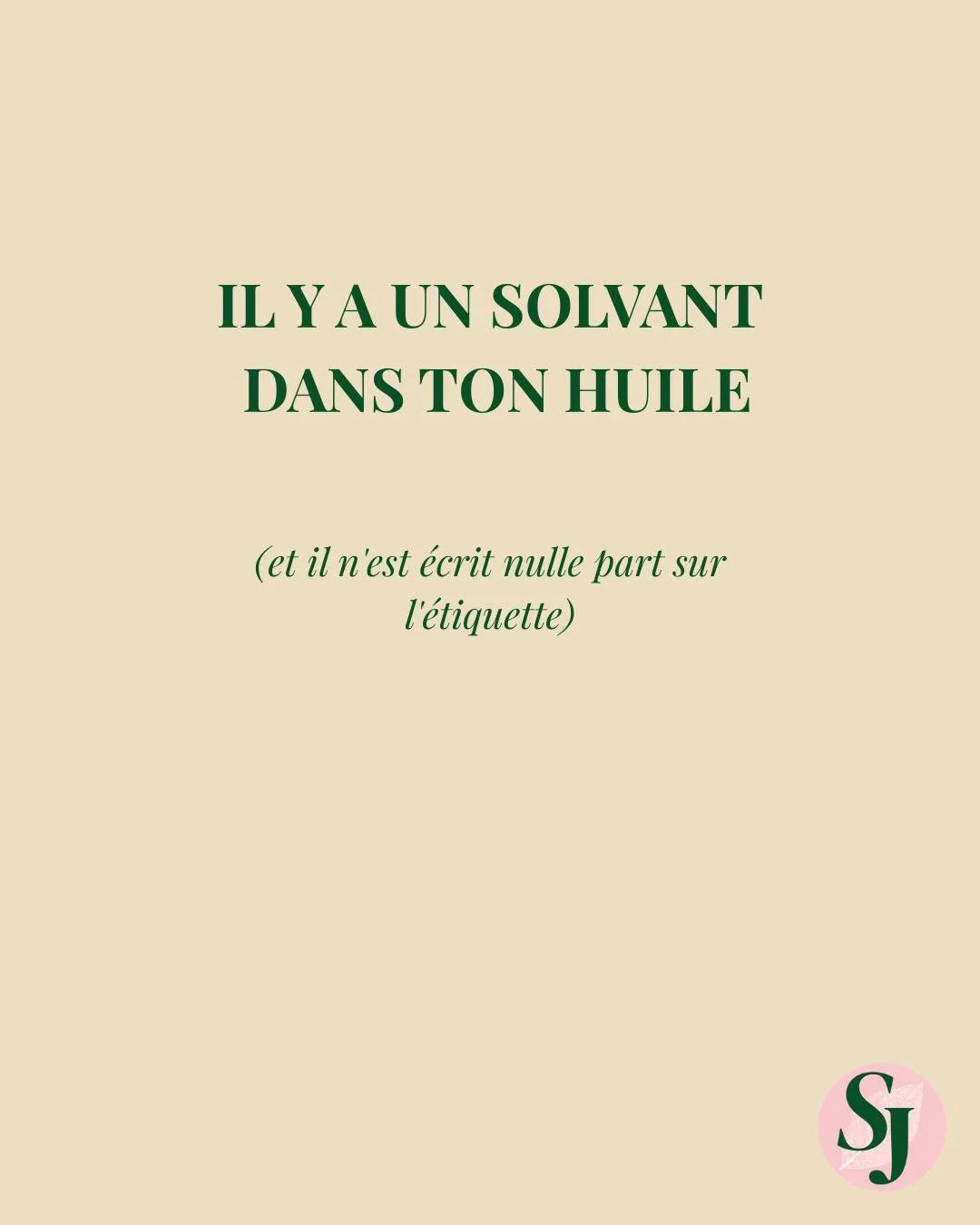 Tu lis les &eacute;tiquettes. Tu retournes les bouteilles. Tu fais attention. 🌿

Et pourtant, il y a un ingr&eacute;dient que tu ne verras jamais &eacute;crit : un solvant issu du p&eacute;trole, utilis&eacute; pour extraire la plupart des huiles bo