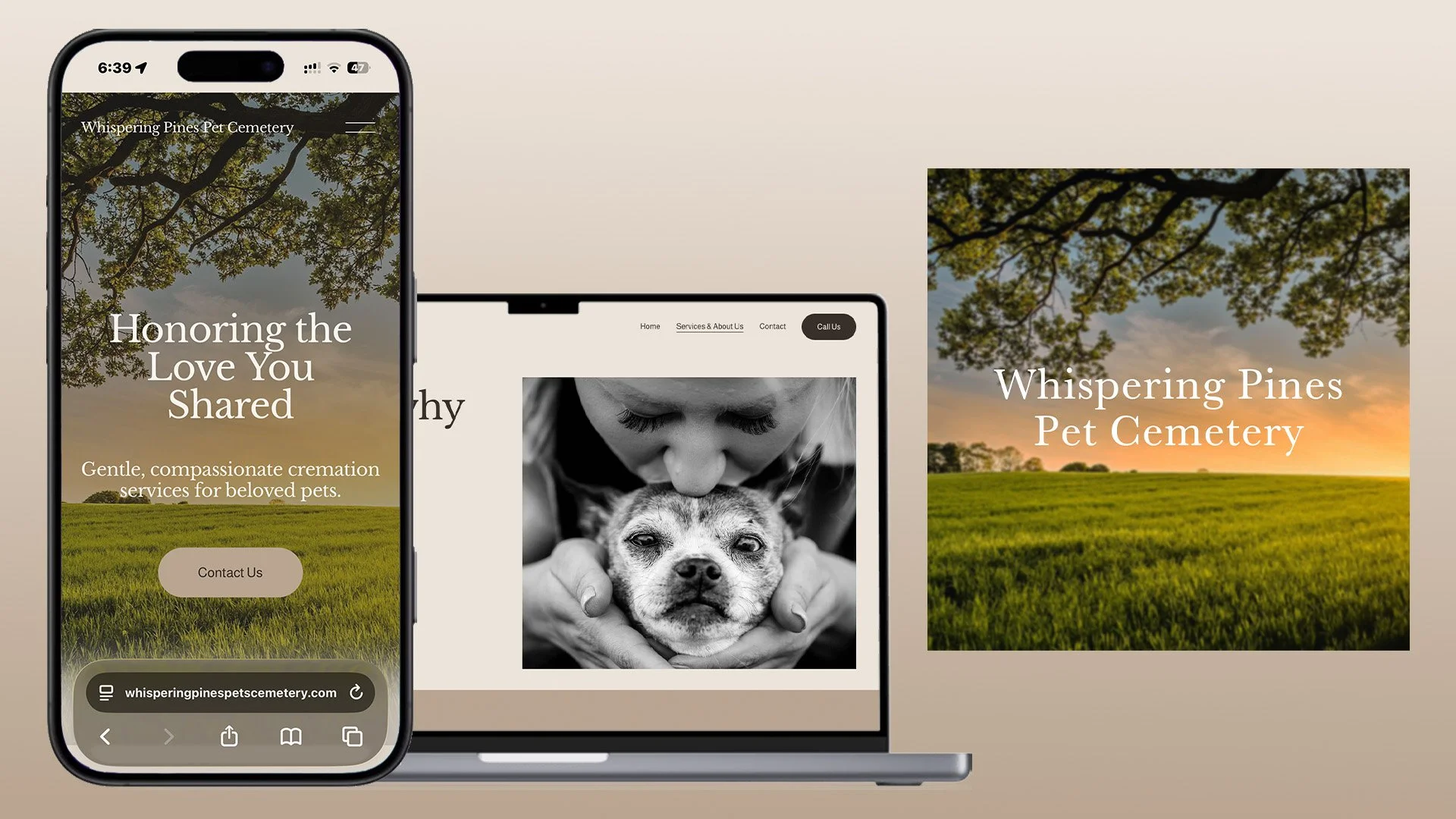 Whispering Pines showcase of work done.