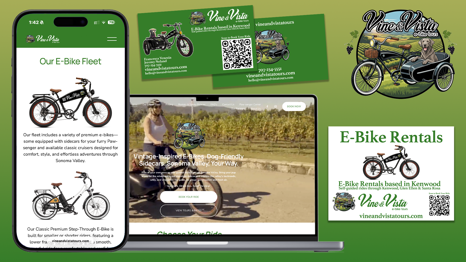 Vine & Vista showcase of work done.