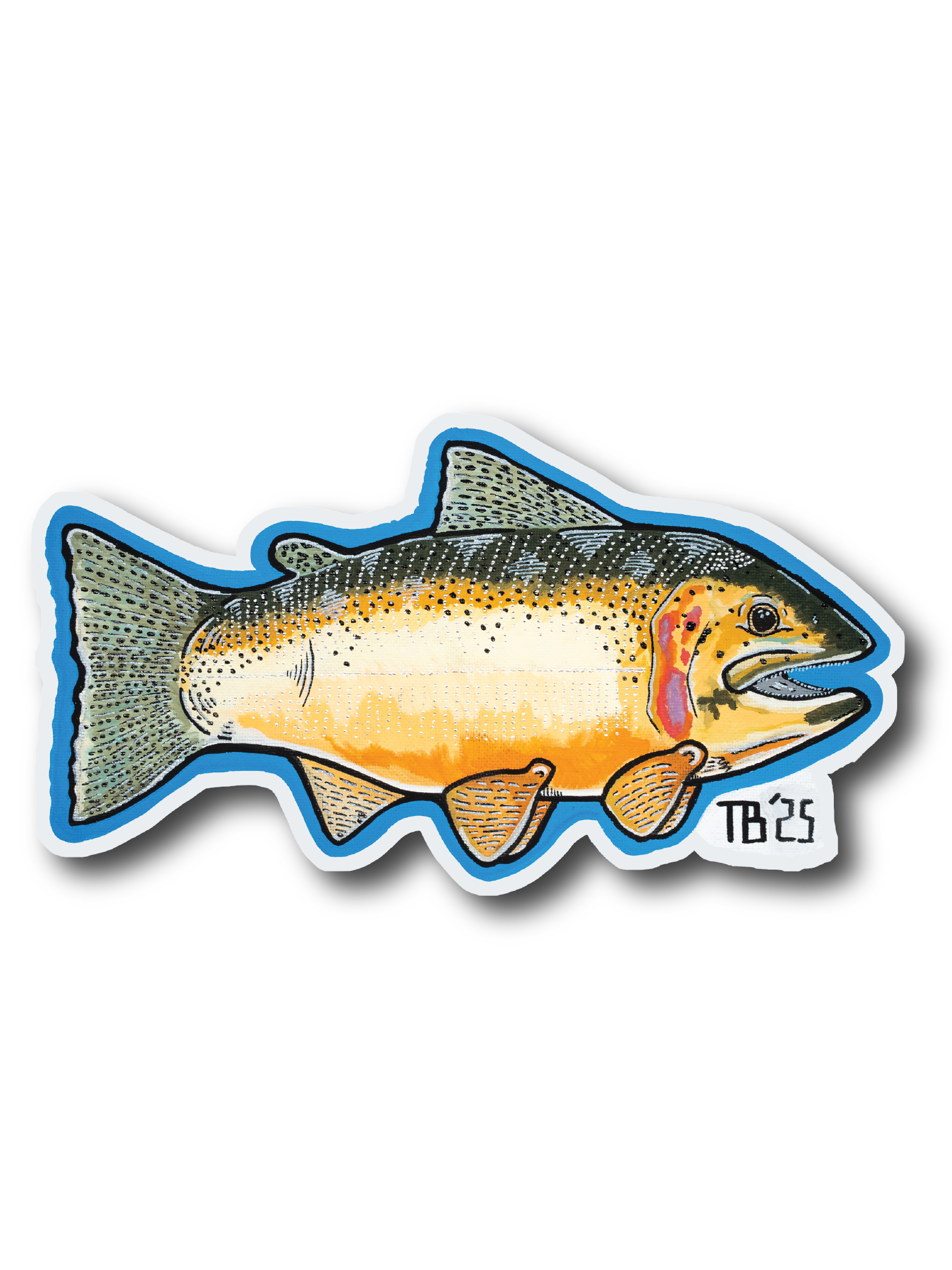 Fish Creek Cutthroat Trout Sticker