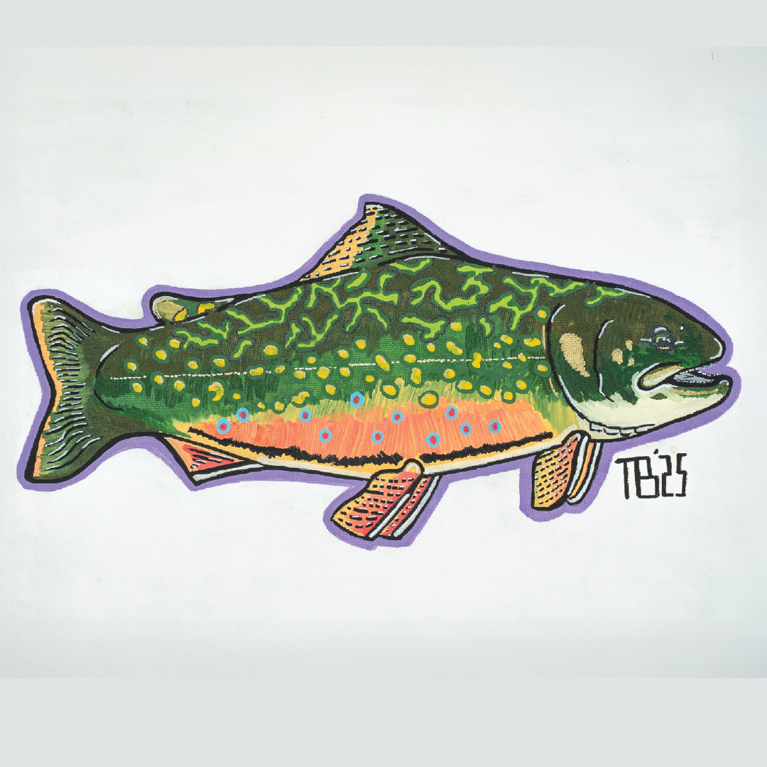 Brook Trout Sticker - Small