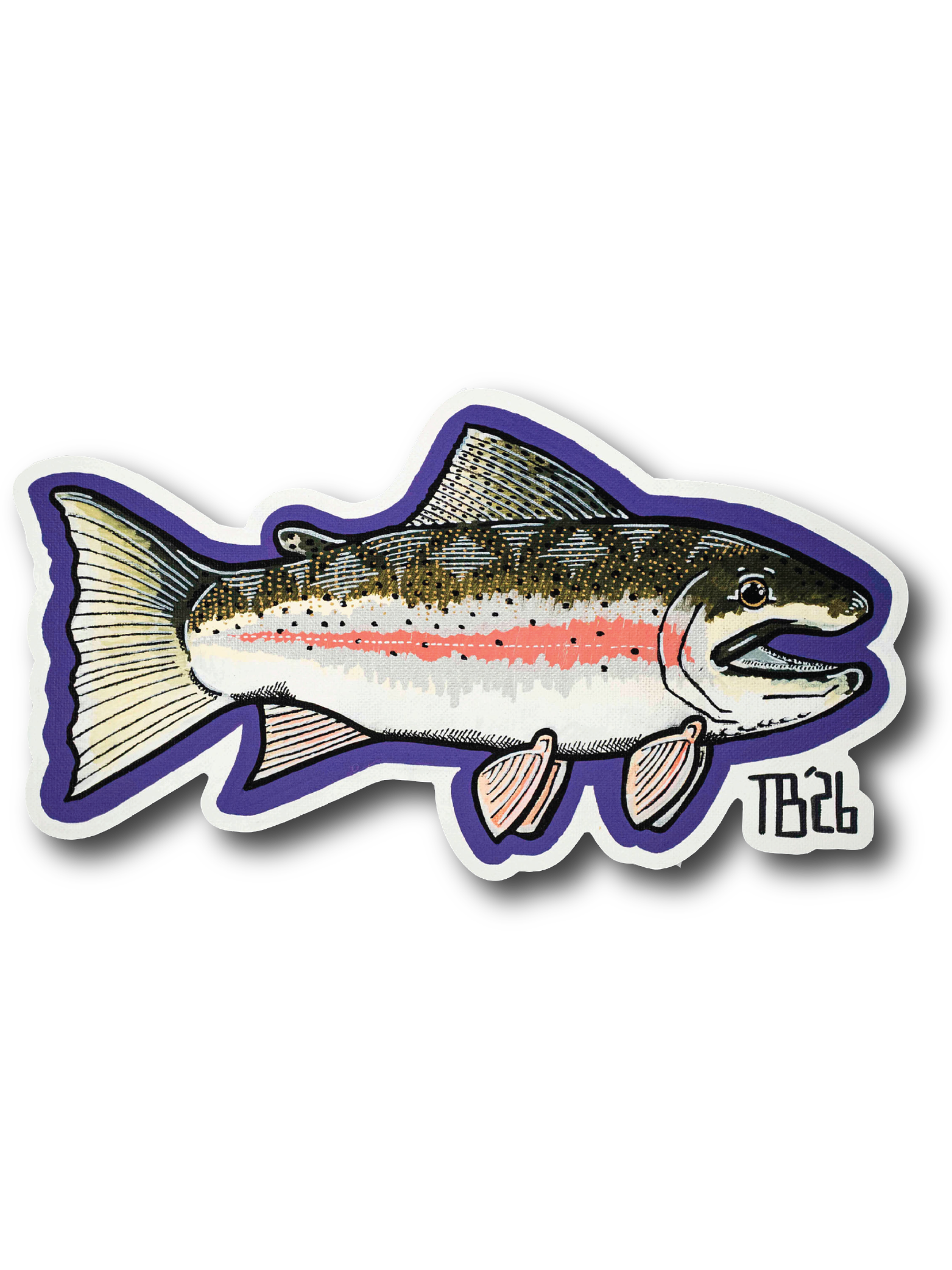 Missouri River Rainbow Trout Sticker