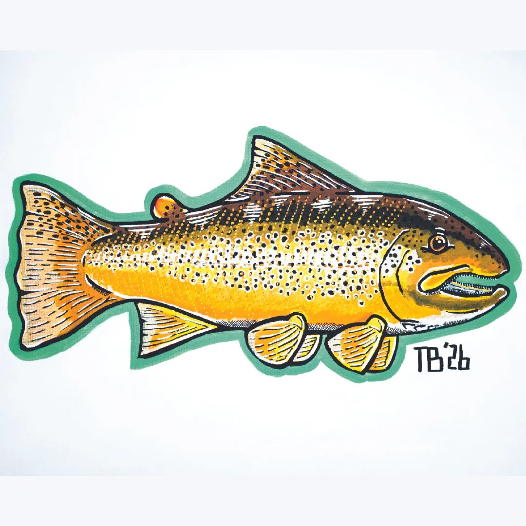 Outliners - Madison River Brown Giclee Print