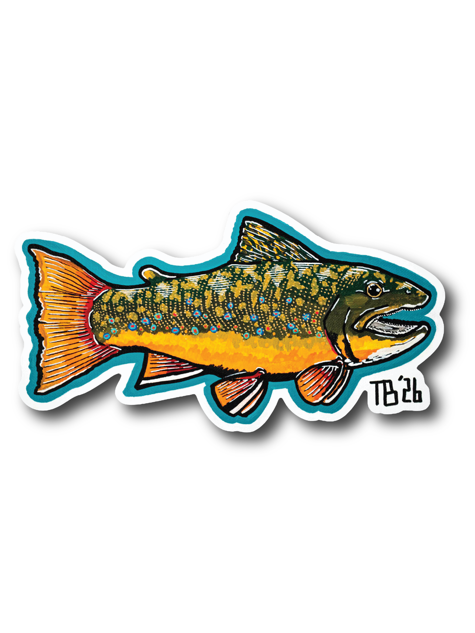 Alpine Brook Trout Sticker