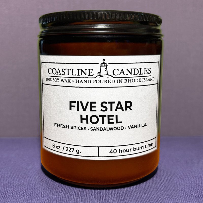 Five Star Hotel - 8 oz. soy wax candle