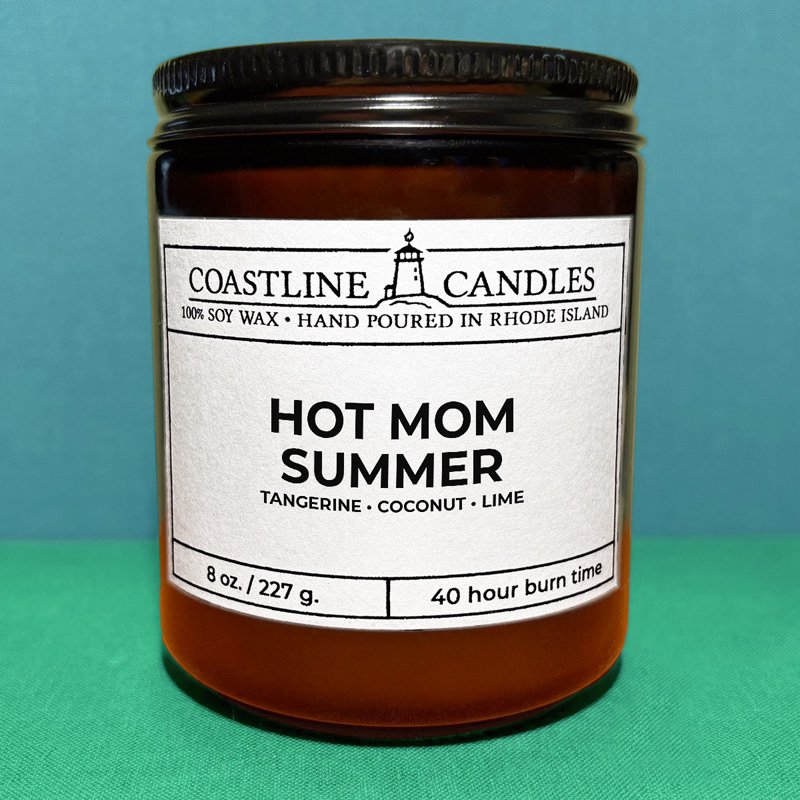 Hot Mom Summer - 8 oz. soy wax candle