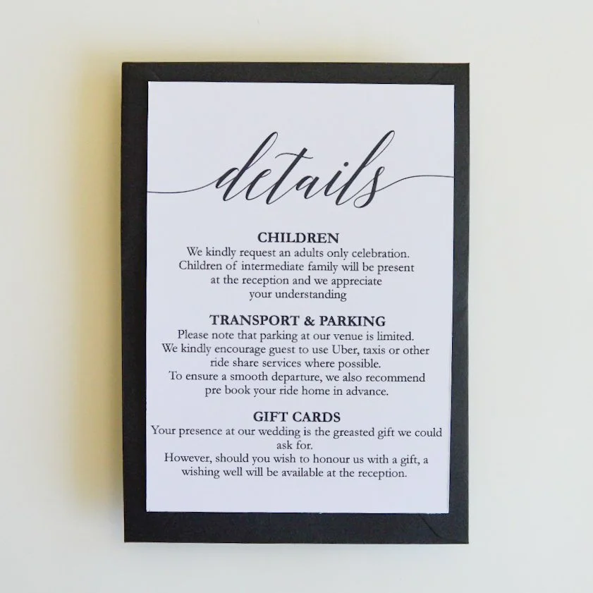 Hope Information Card 