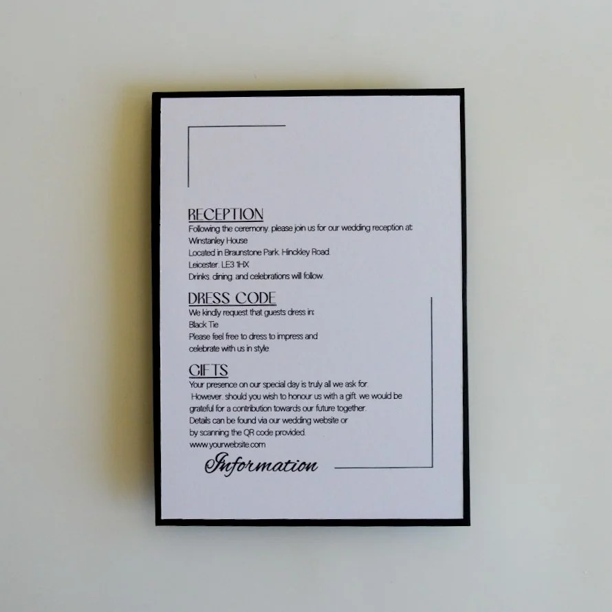 Skye Information Card 