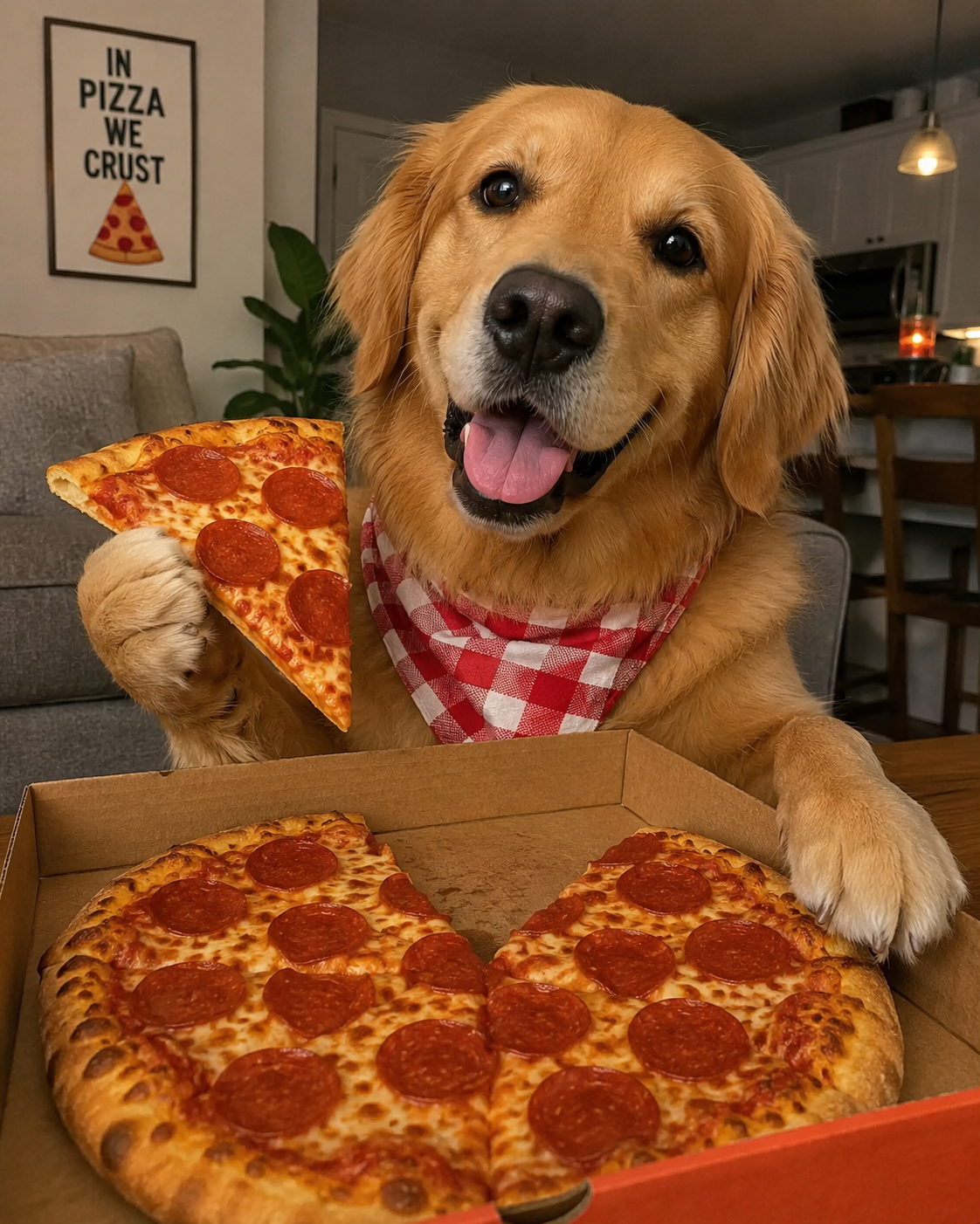 National Dog Day, Pizza Party 
