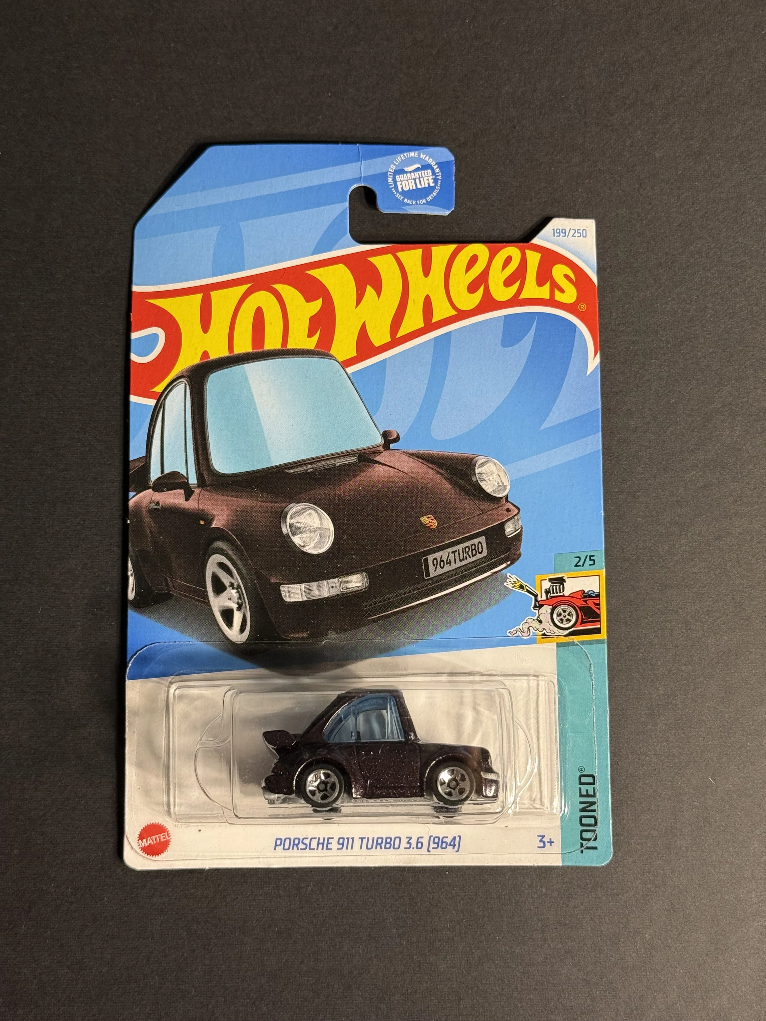Brown Cooper Tooned Porsche 911 Turbo 3.6 (964)