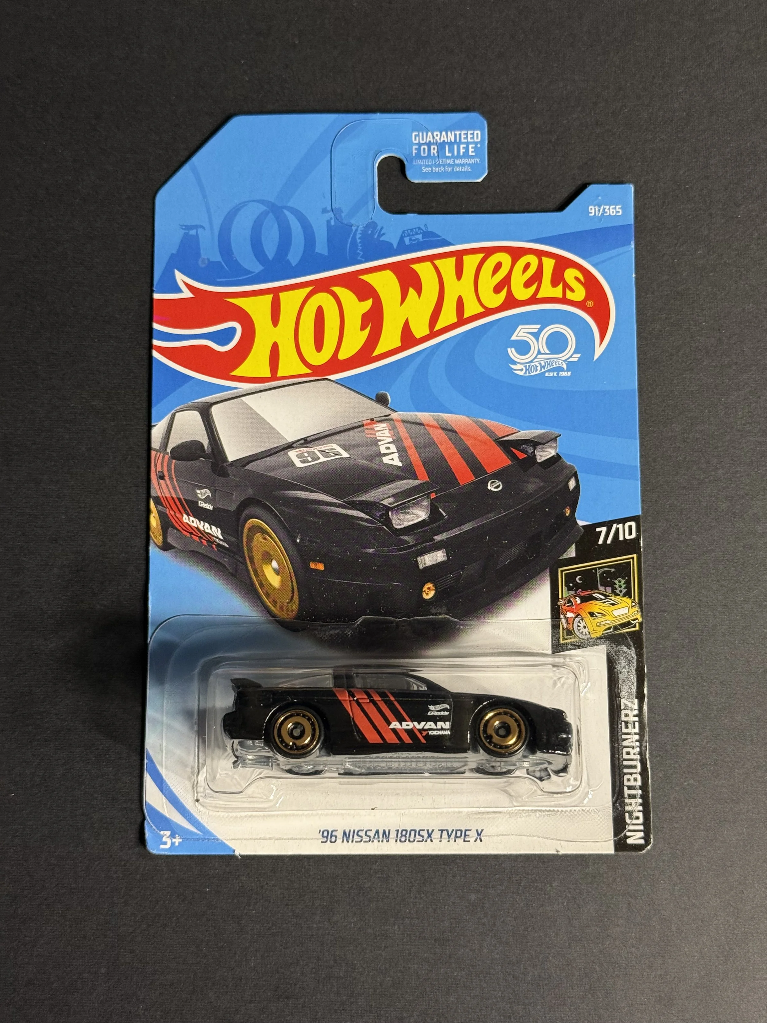 Black Advan '96 Nissan 180SX Type X