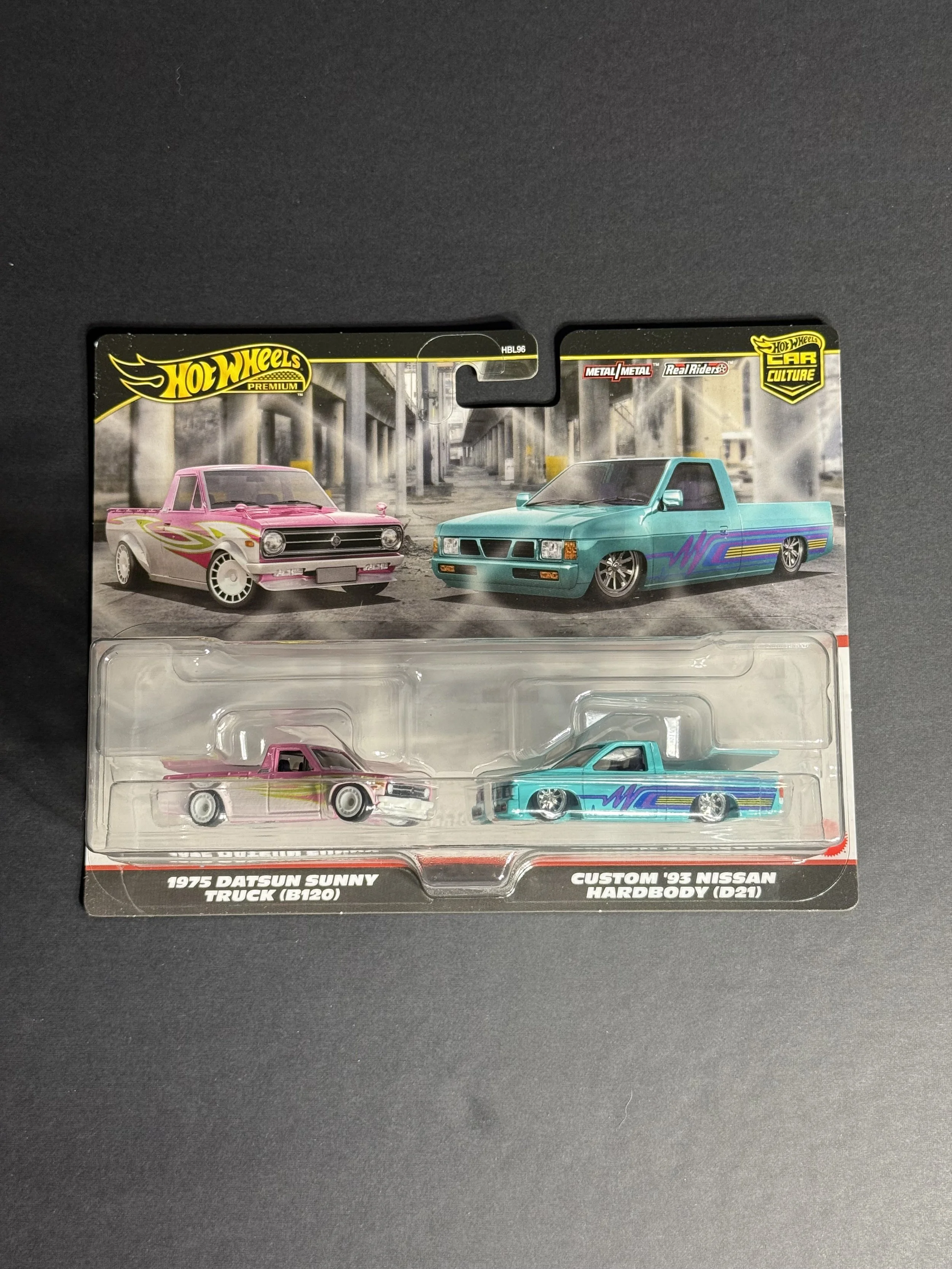 1975 Datsun Sunny Truck (B120) & Custom '93 Nissan Hardbody (D21) Two Pack