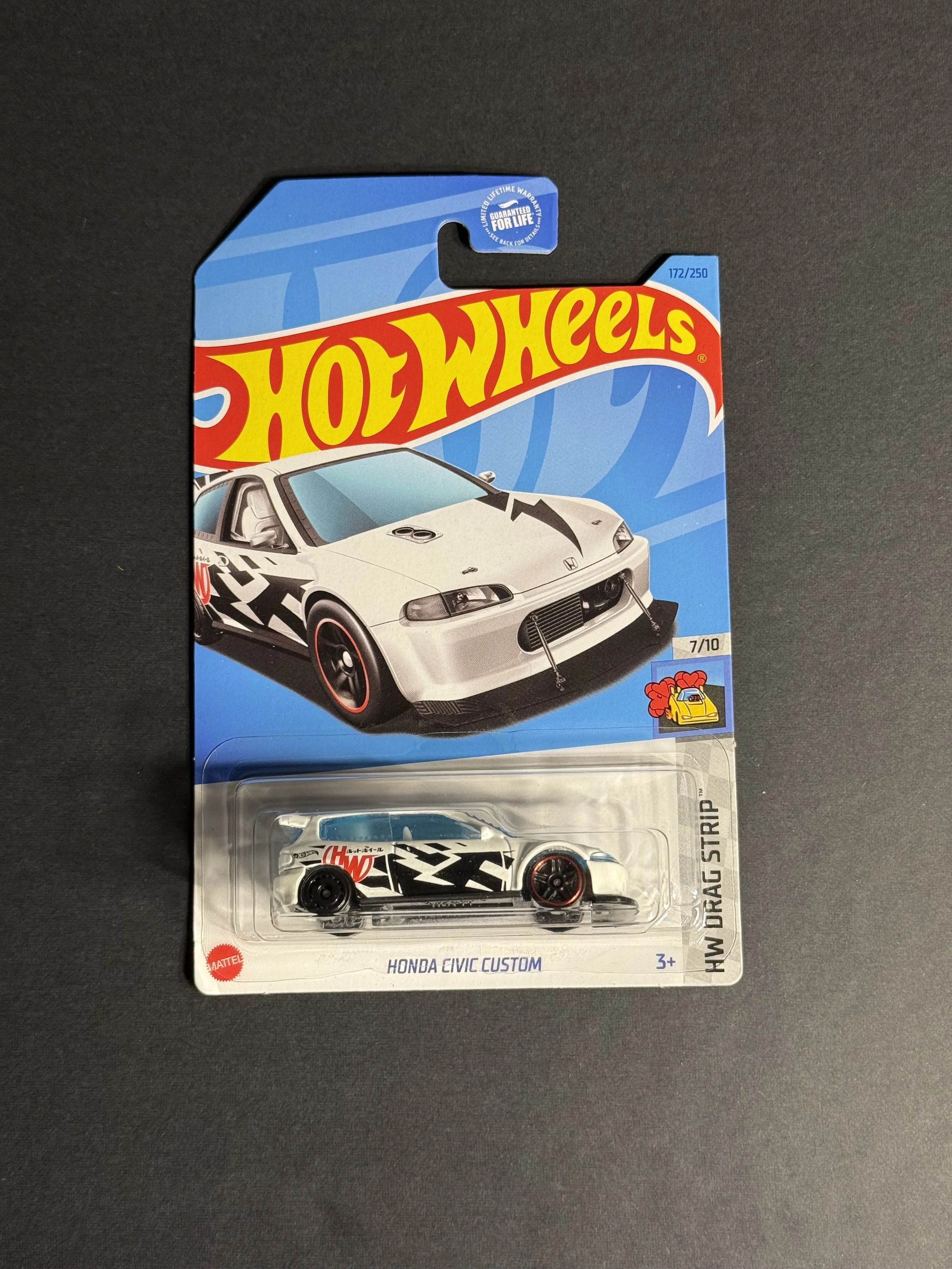 White Honda Civic Custom