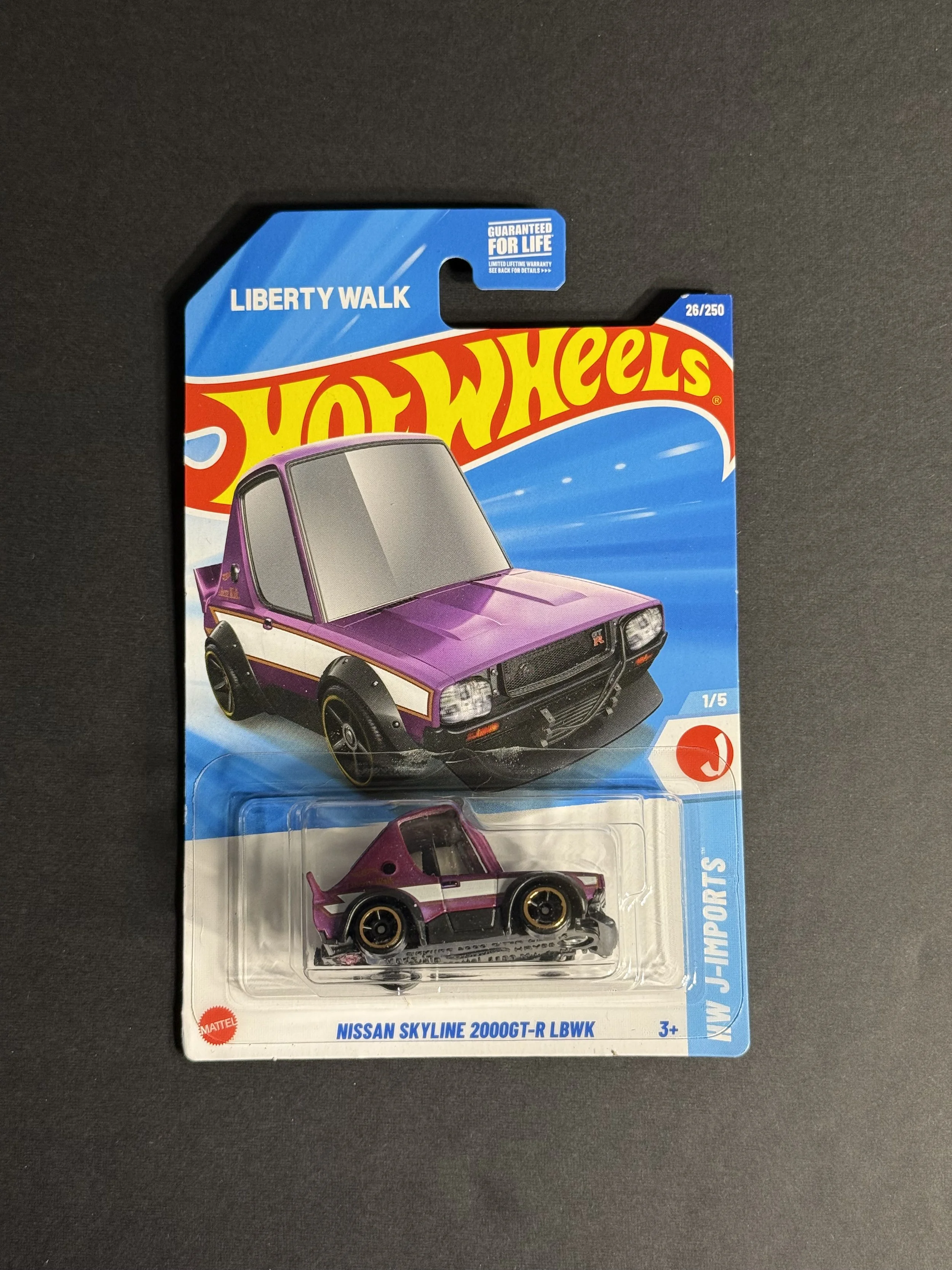 Purple Tooned Nissan Skyline 2000 GT-R LBWK