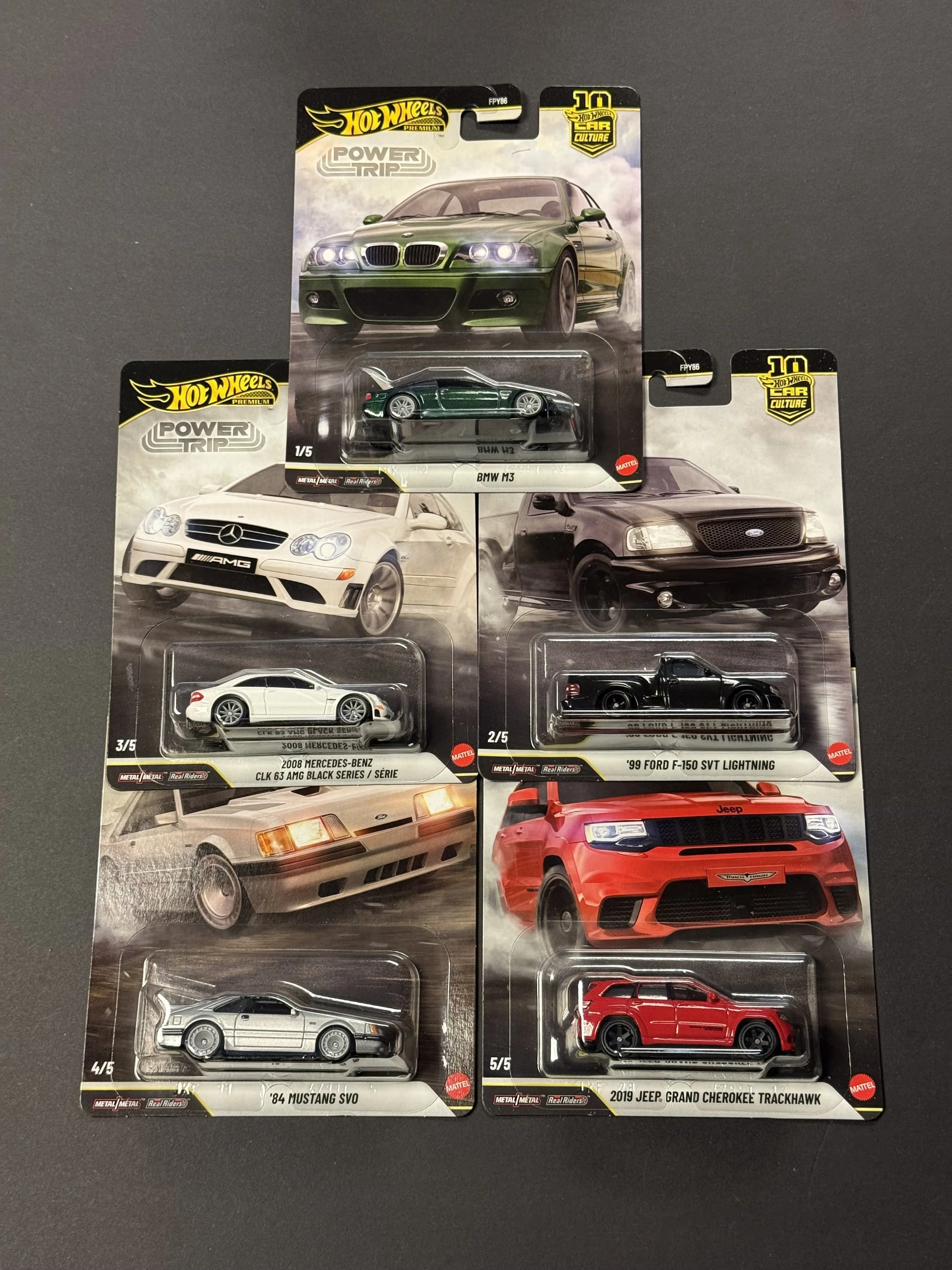 Power Trip Set of 5 Cars