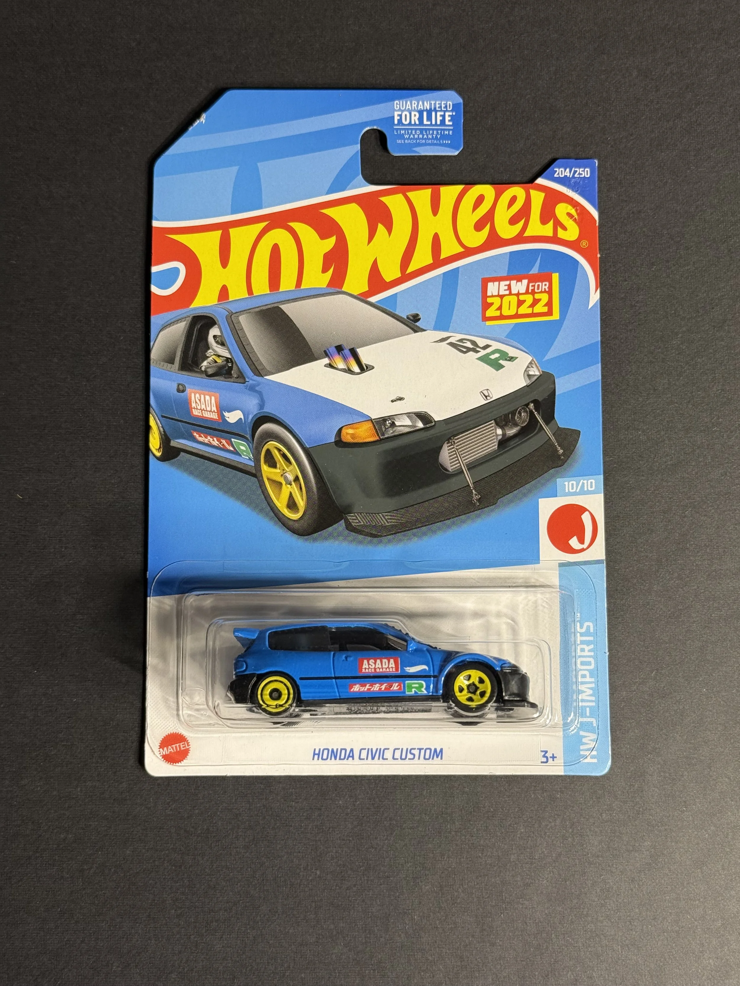 Blue Honda Civic Custom