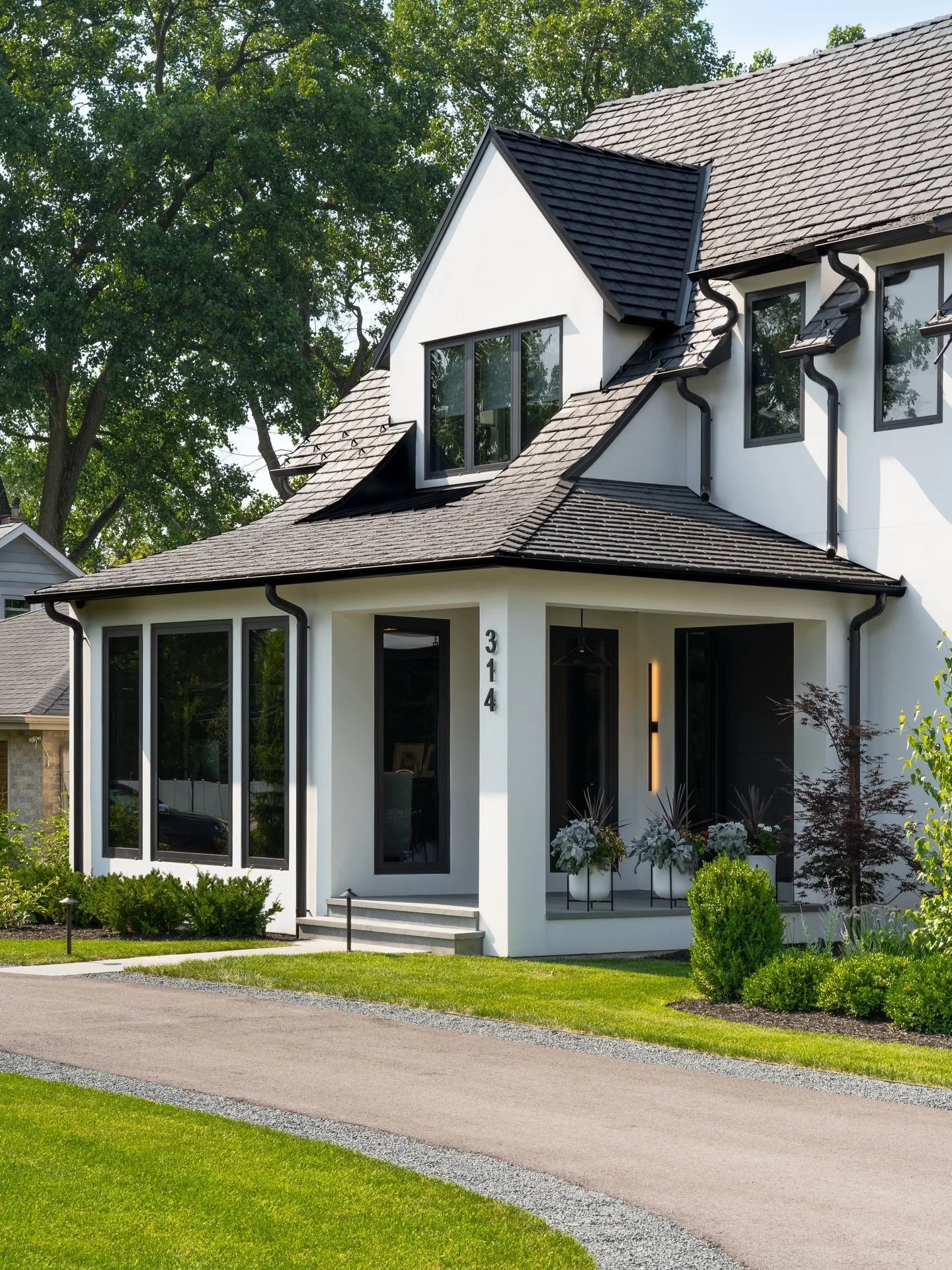 Our Modern Tudor project is live for voting in Exterior Architecture @luxemagazine and #beredwithluxe 
Once daily voting allowed until 1/23. 
Link in bio