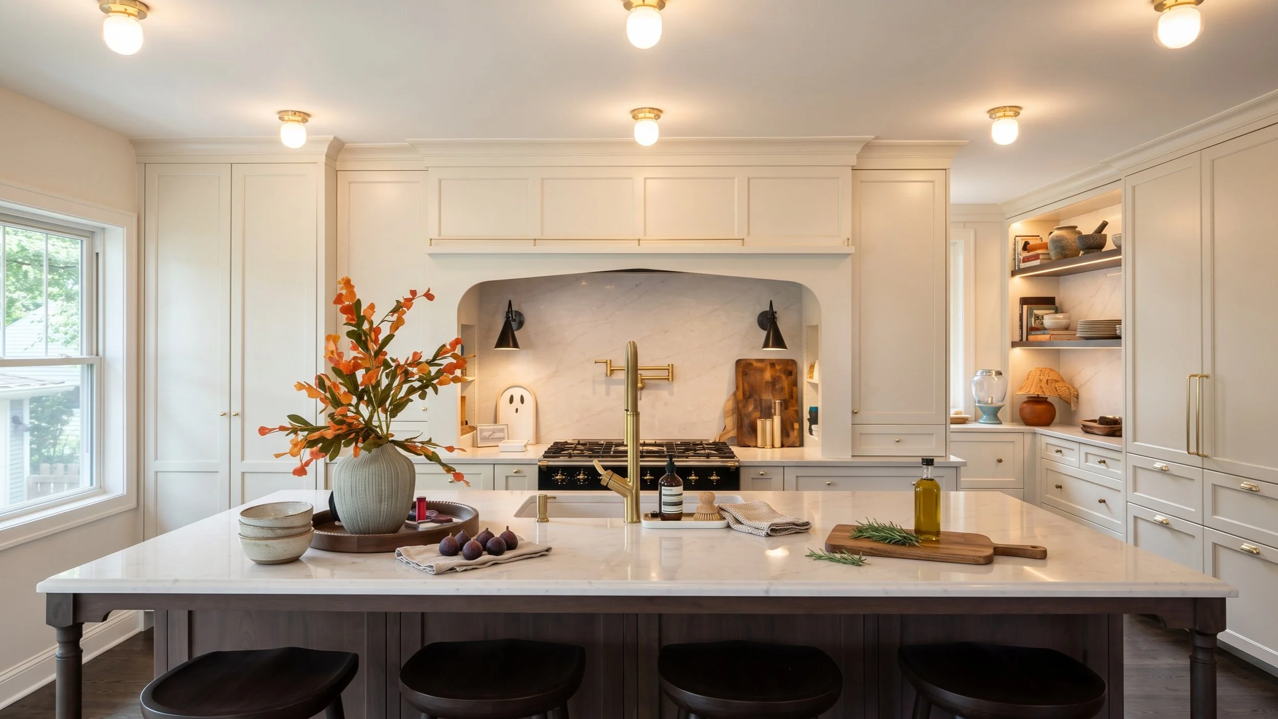 A kitchen designed for everyday living and dressed for the season. 🍂

#HighlandArchitecture #CustomHome #KitchenDesign #KitchenRemodel #CustomKitchen #ResidentialArchitecture #FallDecor #InteriorArchitecture #ChicagoArchitecture