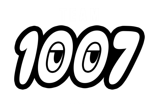 Black background with white text that says 'TEAM 100% LOOT' with large stylized '100%' in the center.