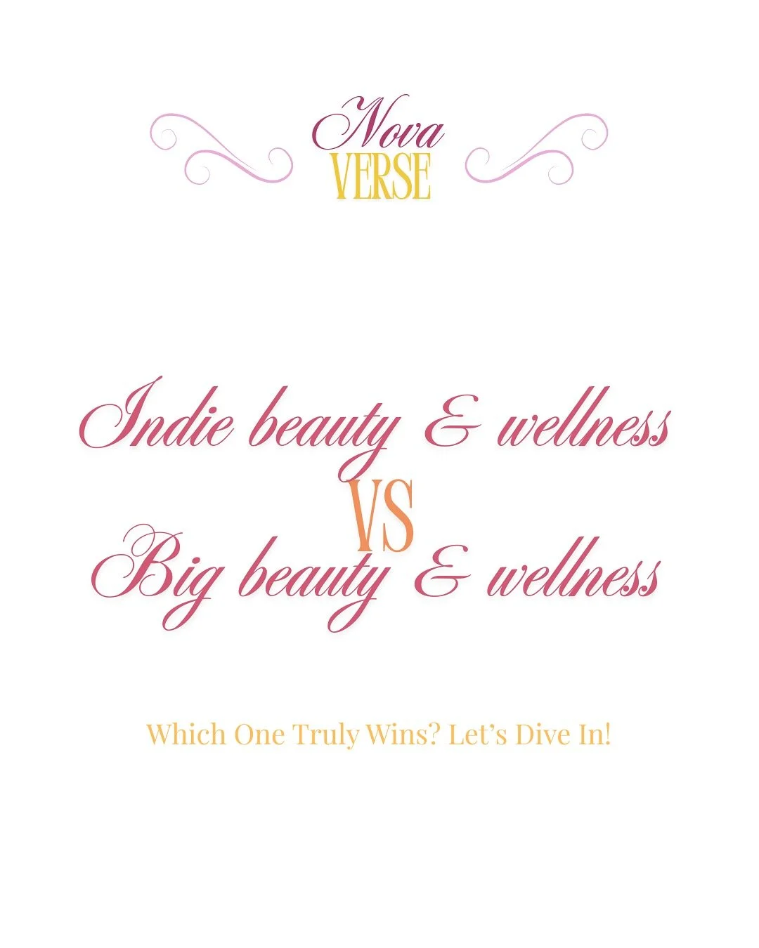 Indie beauty &amp; wellness VS Big beauty &amp; wellness&hellip; which one is your winner?? 

We cannot wait to bring you a range of selected indie brands which bring innovation and creativity to the industry! 

Stay tuned and follow us for more abou