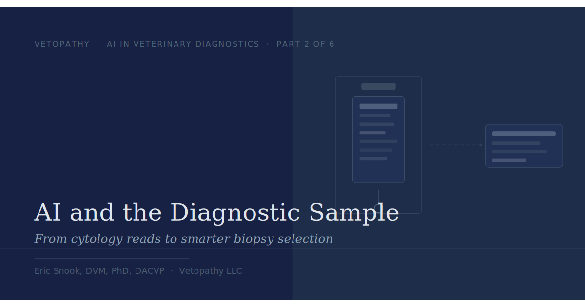 AI and the Diagnostic Sample: From Cytology Reads to Smarter Biopsy Selection
