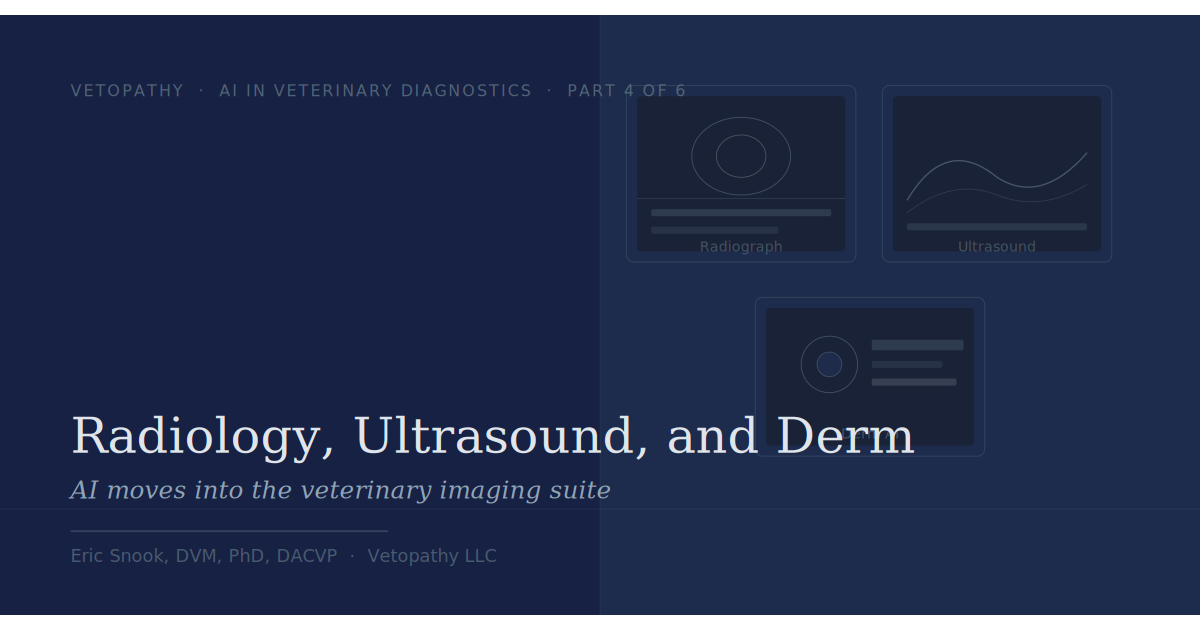Radiology, Ultrasound, and Derm: AI Moves Into the Veterinary Imaging Suite