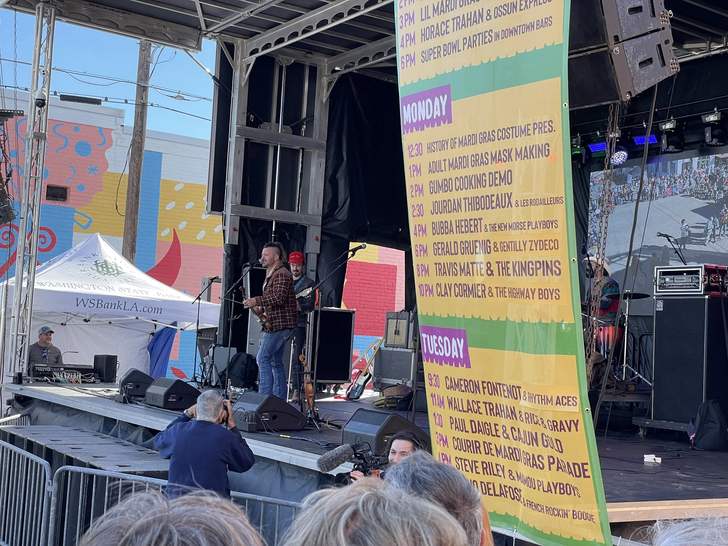 Joudan Thibodeaux & the Eunice line-up