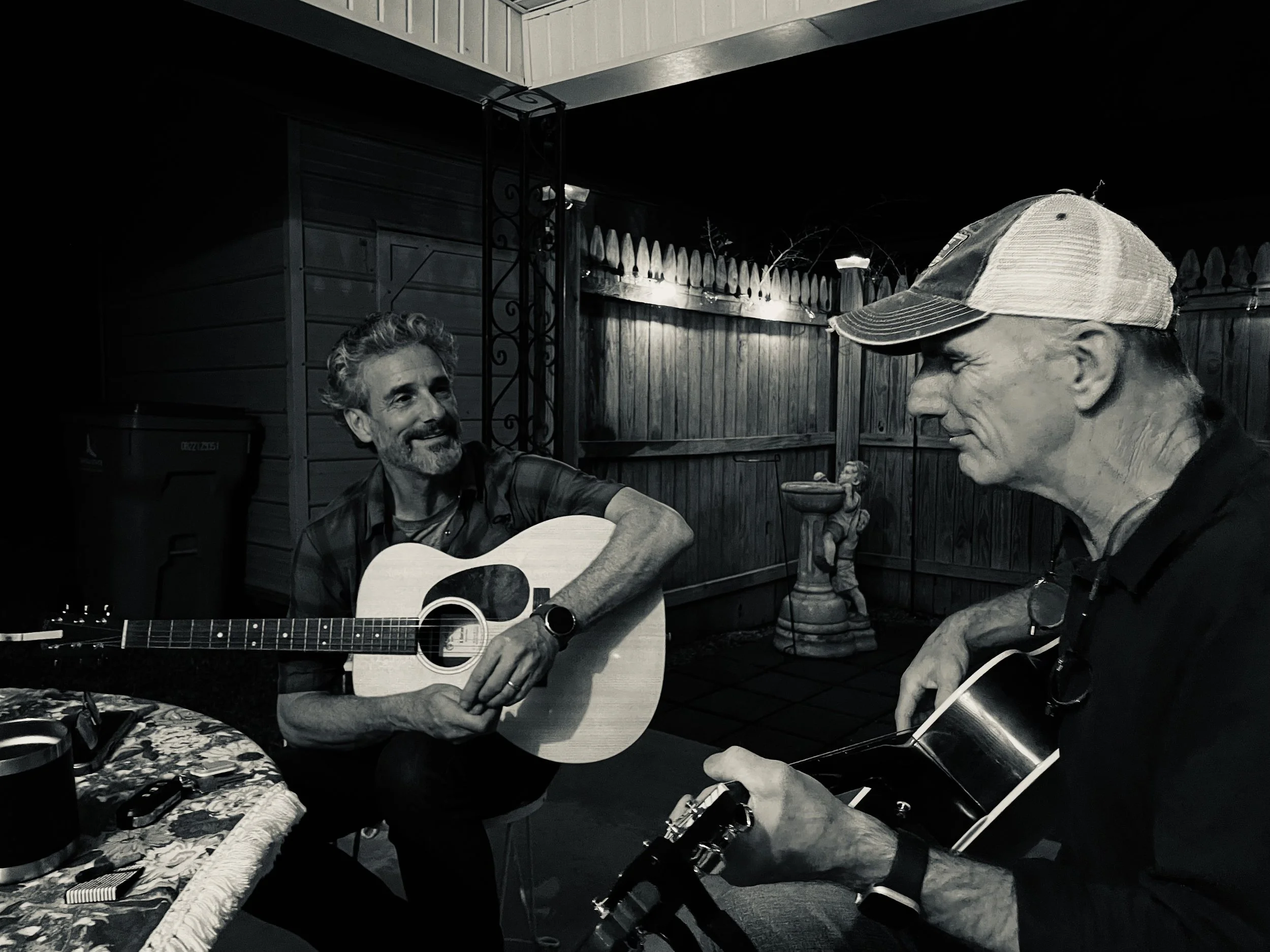 Hanging with famous musicians