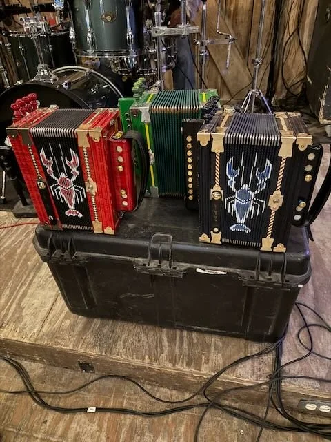 Leroy Thomas' set up pre-show