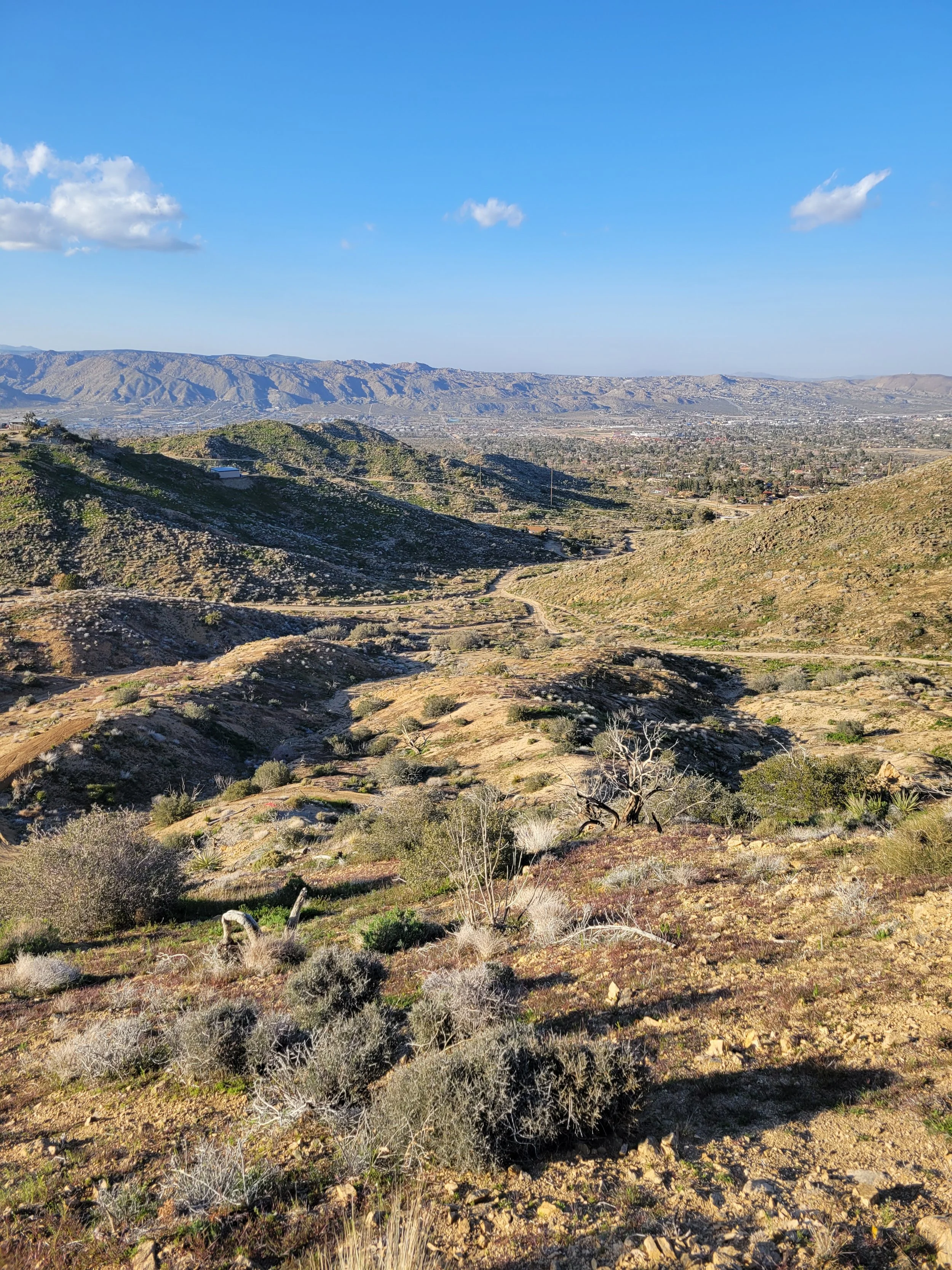 Northern View overlooking Downtown Yucca Valley
