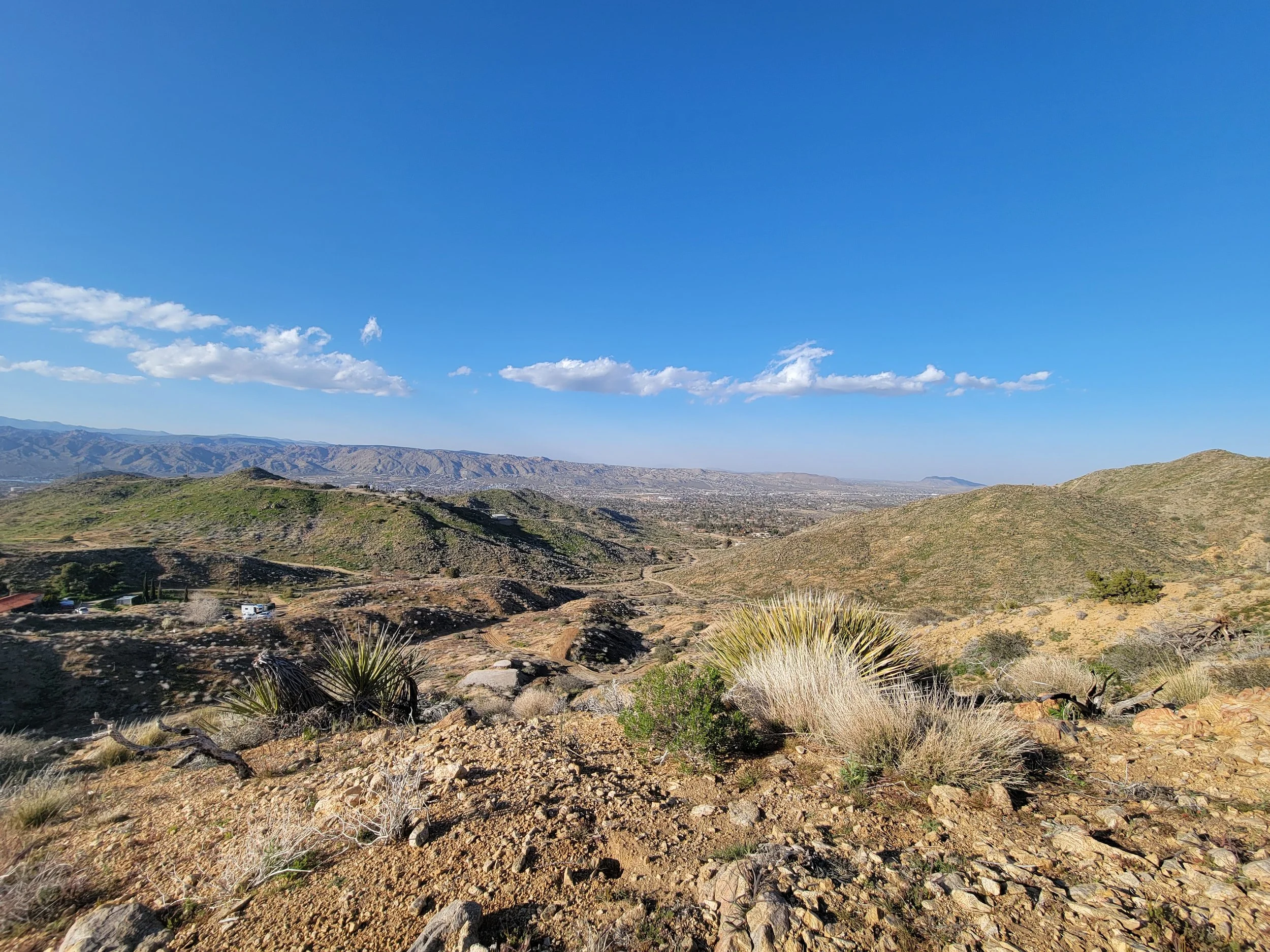 Northern View overlooking Downtown Yucca Valley
