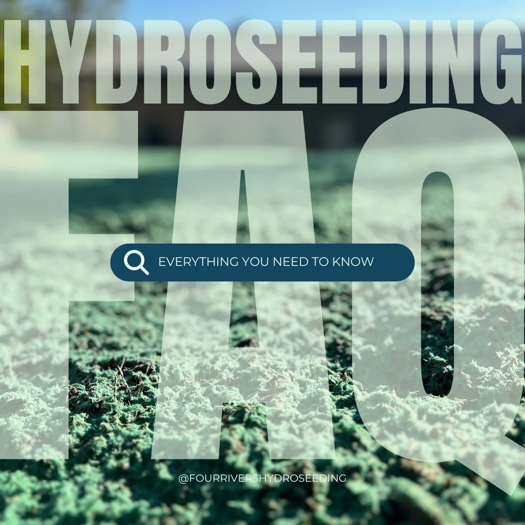 🌱 Hydroseeding FAQ &mdash; Save This Post
New here? Start with this guide! Swipe through for answers to the most common hydroseeding questions and DM us anytime to get a quote.