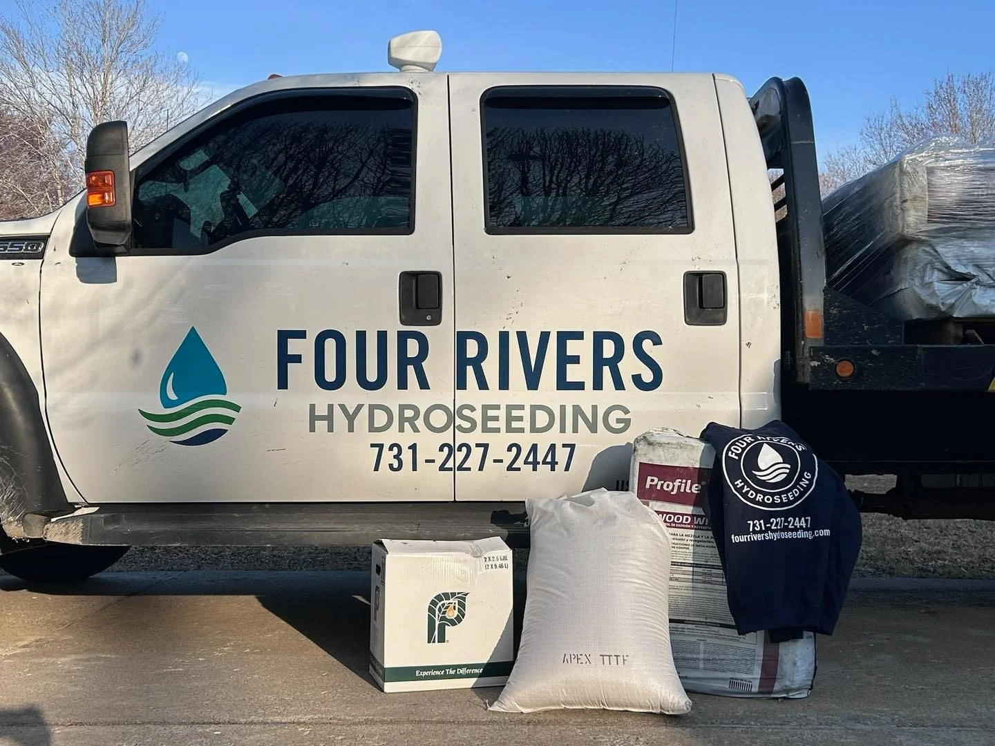 Look for us around town! We're out doing jobs all spring. Call us today to get on our schedule.