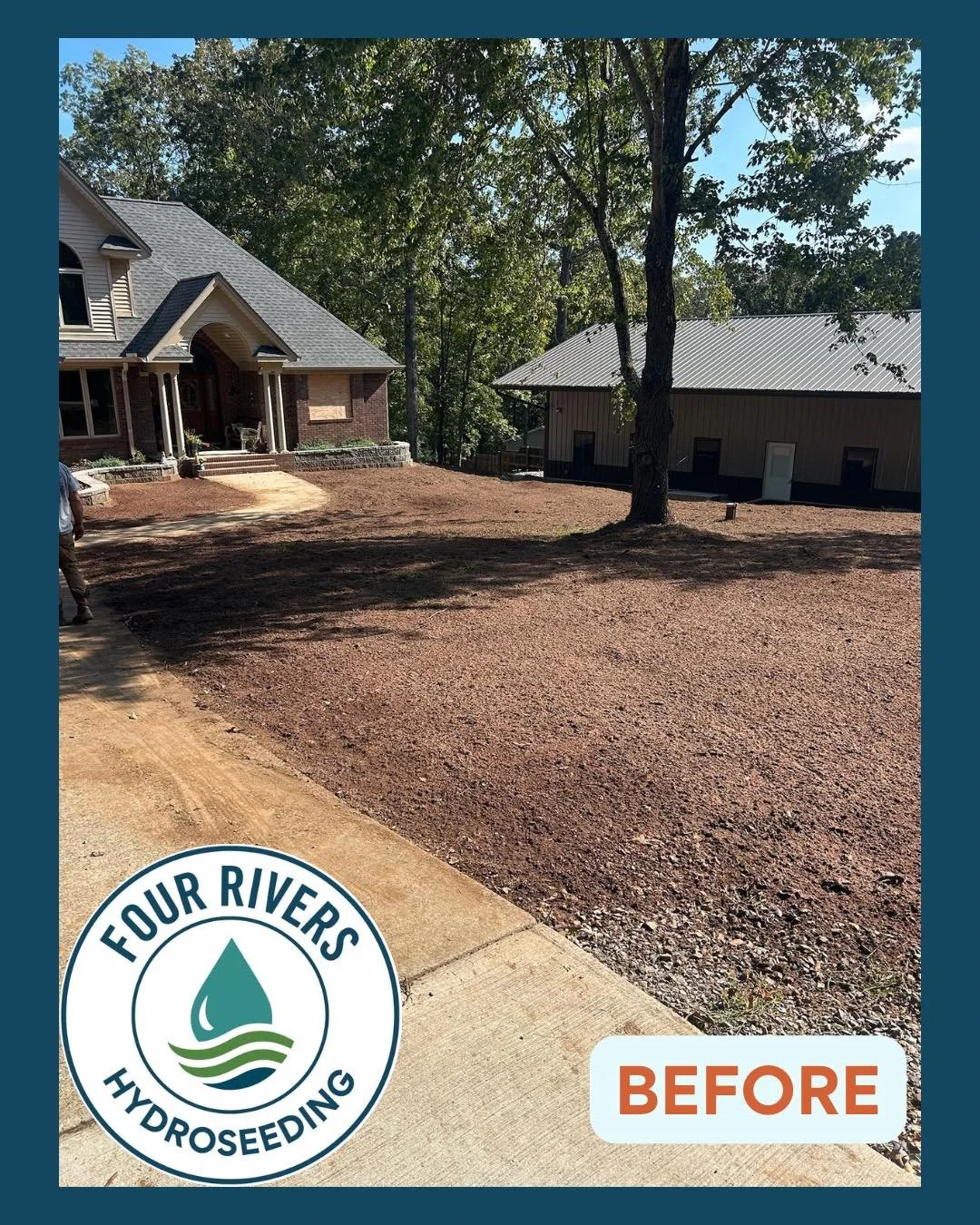 Results speak for themselves - swipe to see what your lawn could look like. #greenlawn #beforeafter