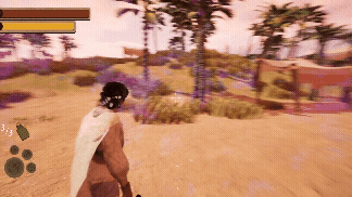 Player aims then shoots a laser beam from their hand