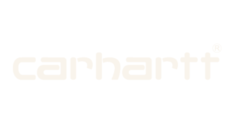 Carhartt logo in white text on a black background.