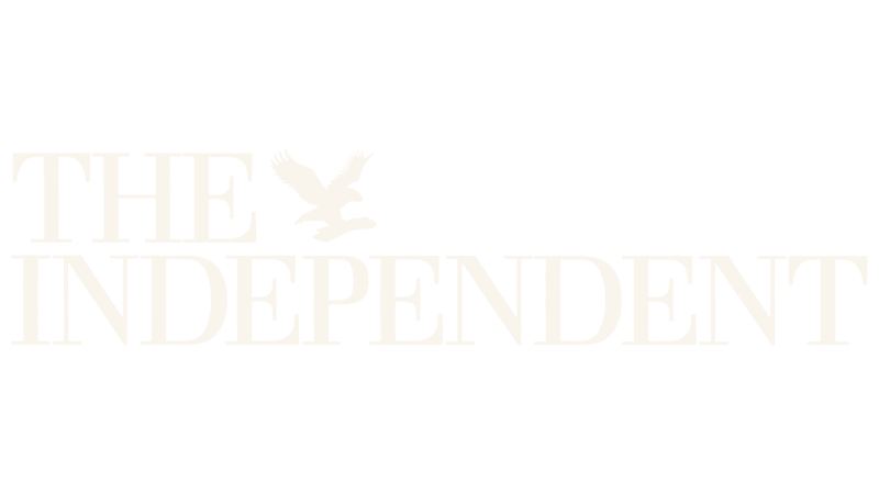 The logo of The Independent newspaper with white text and an eagle graphic on a black background.