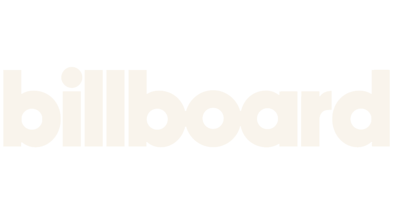 Billboard logo in white letters on a black background.