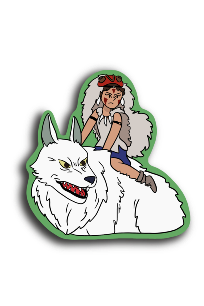 Daughter Of The Wolves- die cut sticker